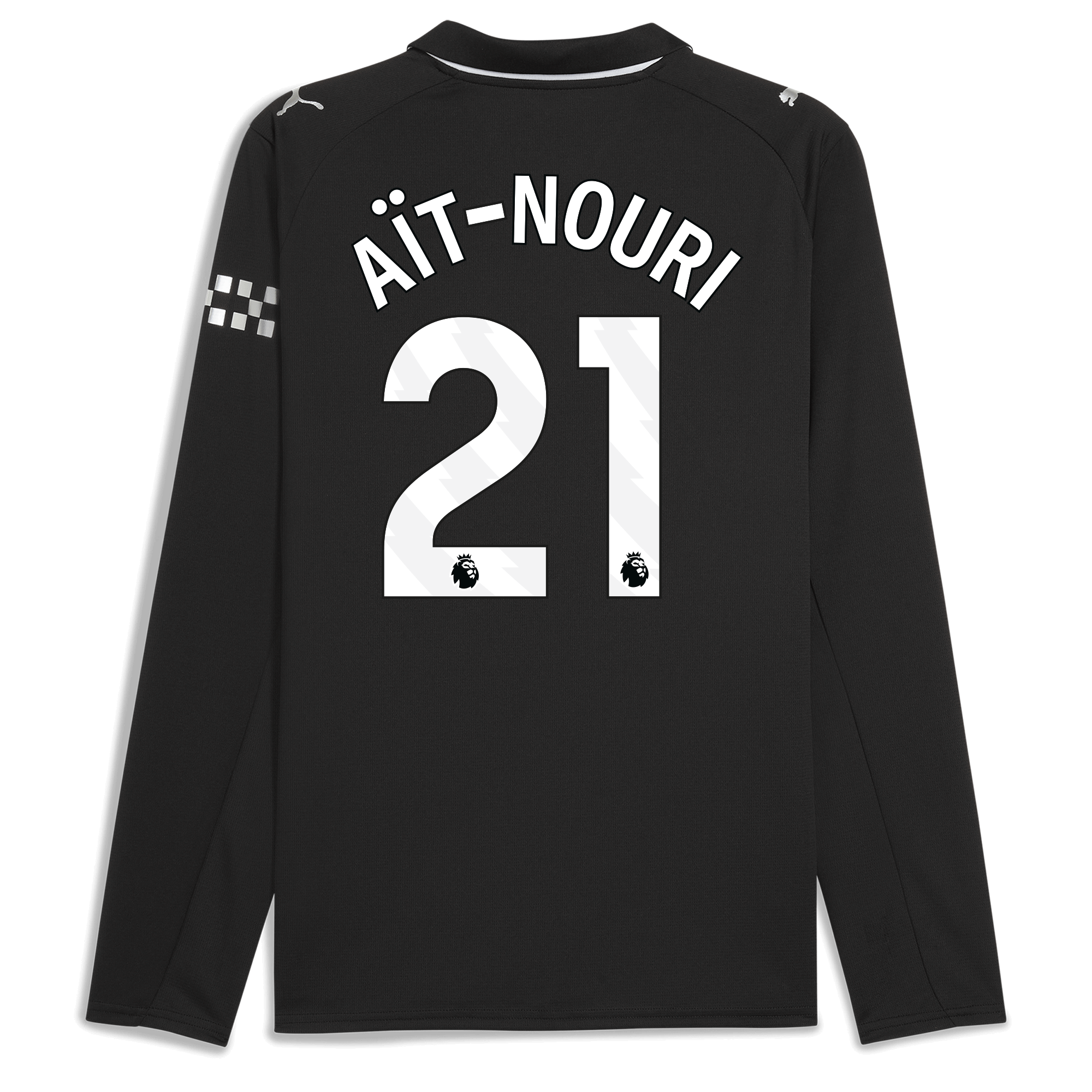 Manchester City manchester city away jersey 202526 long sleeve with ait-nouri 21 printing Collection - ManchesterCitystore.com