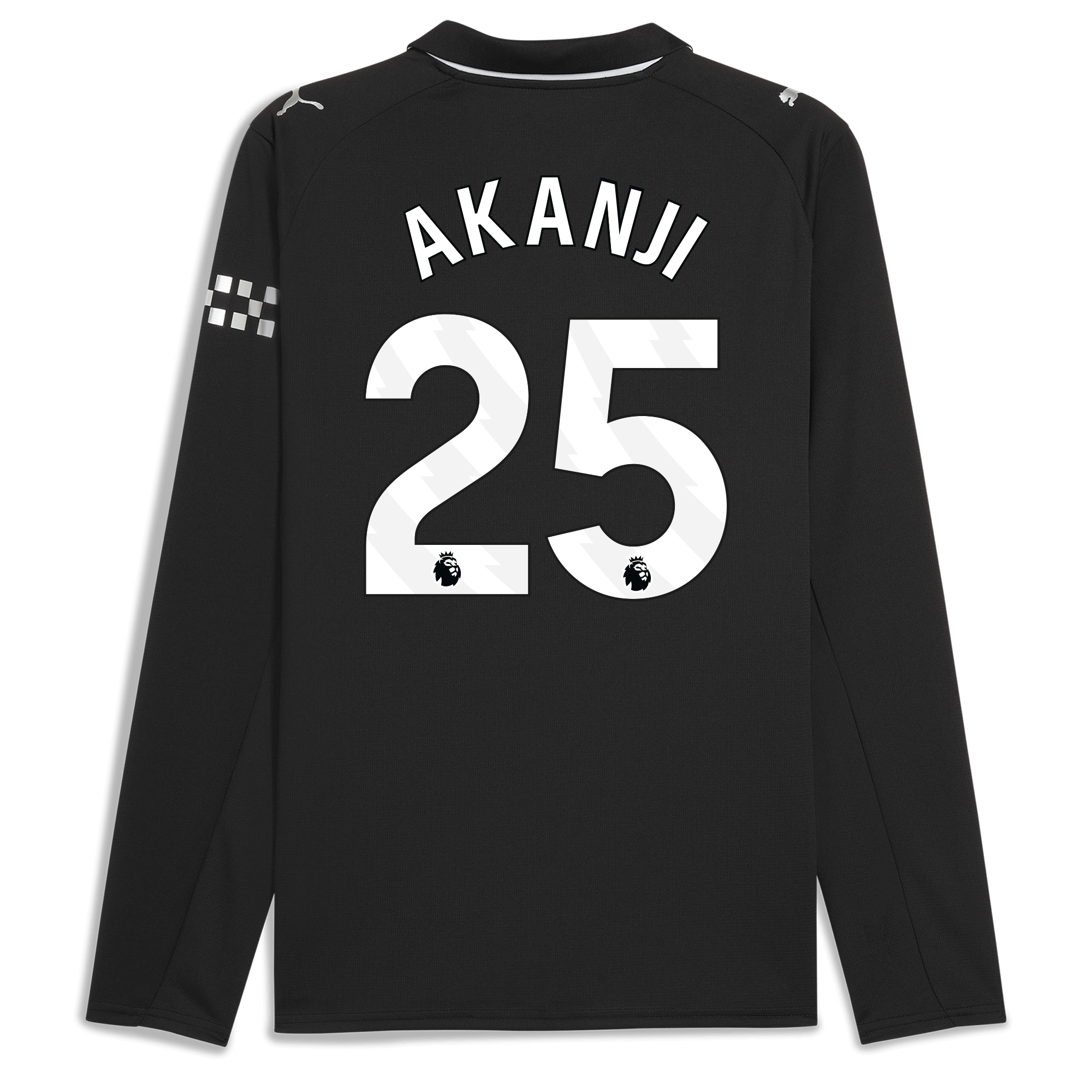 Manchester City manchester city away jersey 202526 long sleeve with akanji 25 printing Collection - ManchesterCitystore.com
