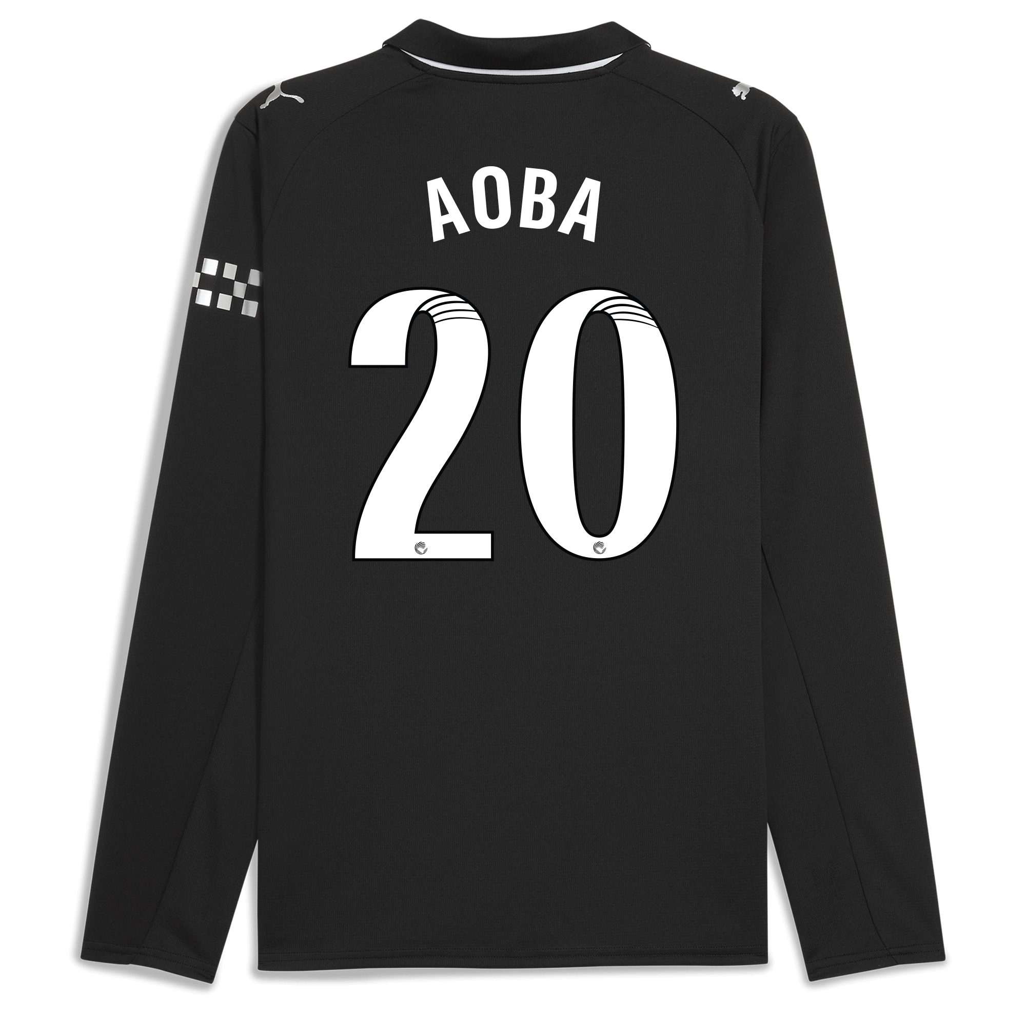 Manchester City manchester city away jersey 202526 long sleeve with aoba 20 printing Collection - ManchesterCitystore.com