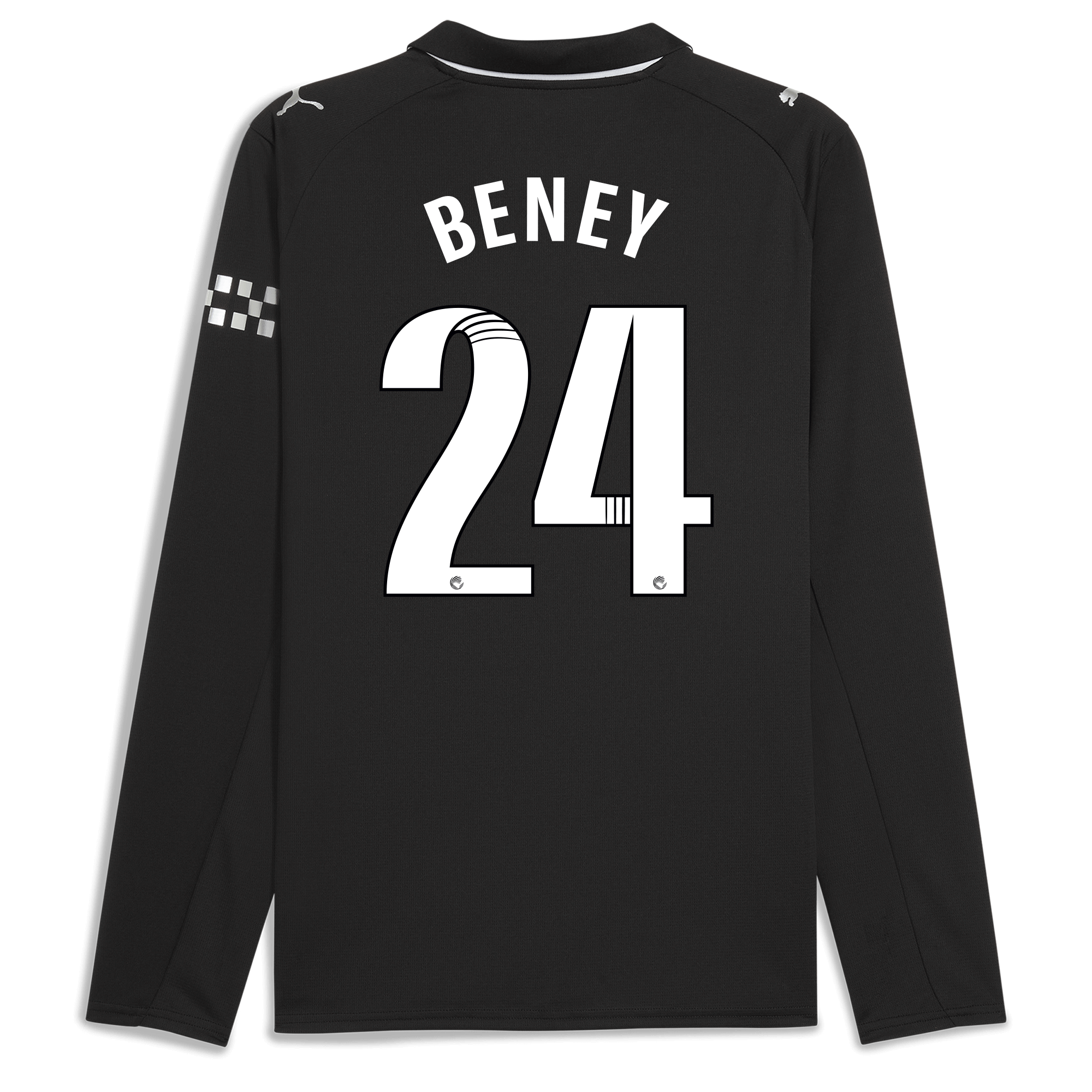 Manchester City manchester city away jersey 202526 long sleeve with beney 24 printing Collection - ManchesterCitystore.com