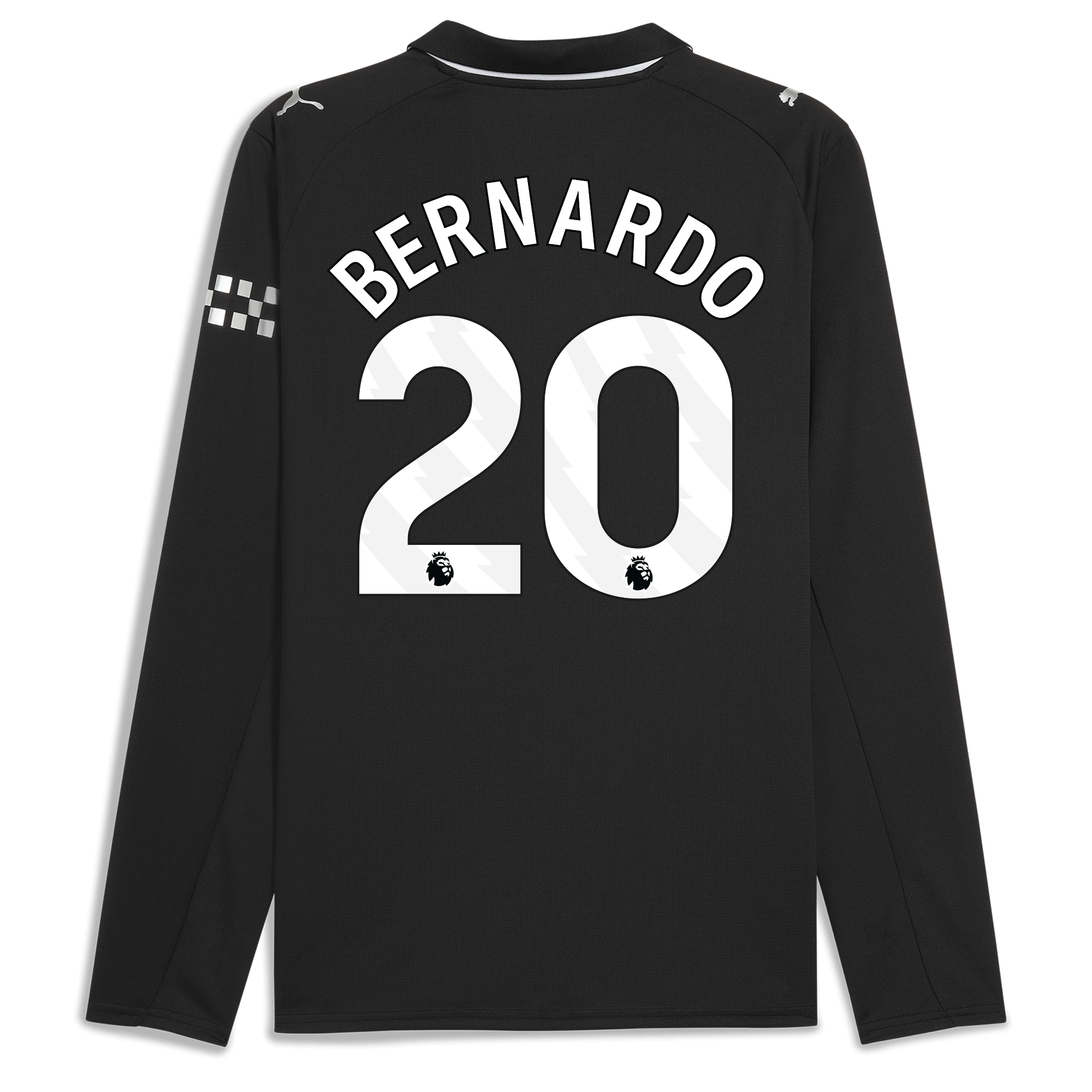 Manchester City manchester city away jersey 202526 long sleeve with bernardo 20 printing Collection - ManchesterCitystore.com