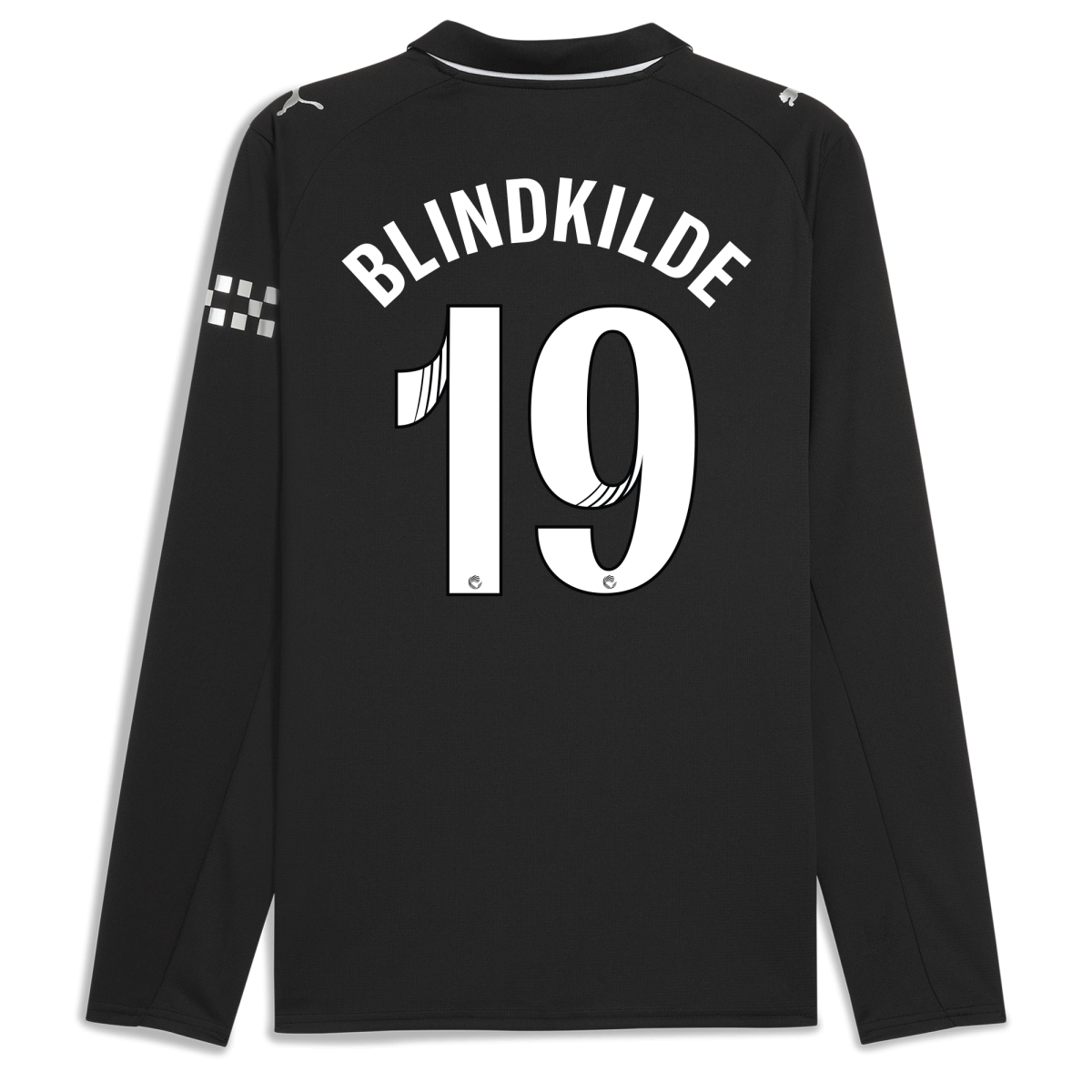 Manchester City manchester city away jersey 202526 long sleeve with blindkilde 19 printing Collection - ManchesterCitystore.com