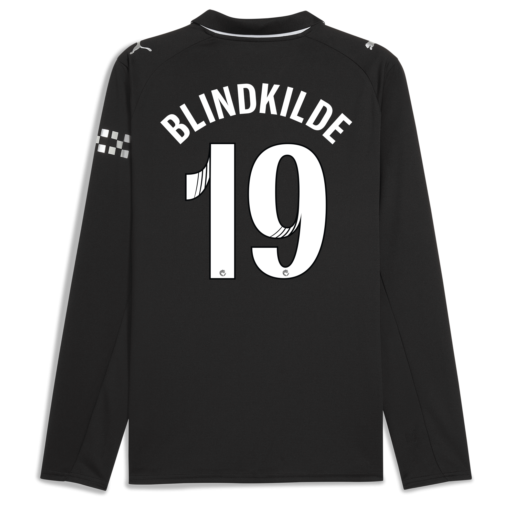Manchester City manchester city away jersey 202526 long sleeve with blindkilde 19 printing Collection - ManchesterCitystore.com