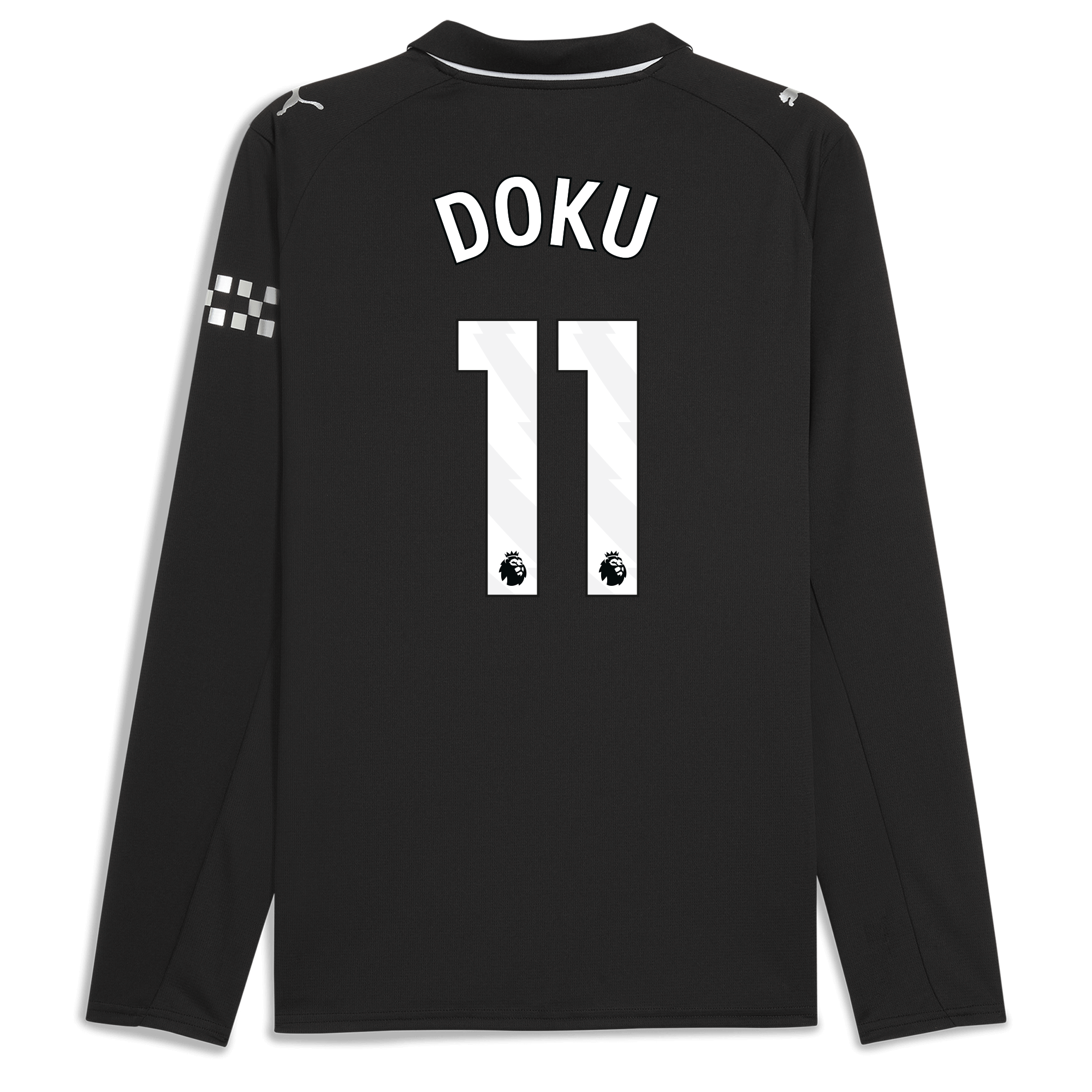 Manchester City manchester city away jersey 202526 long sleeve with doku 11 printing Collection - ManchesterCitystore.com