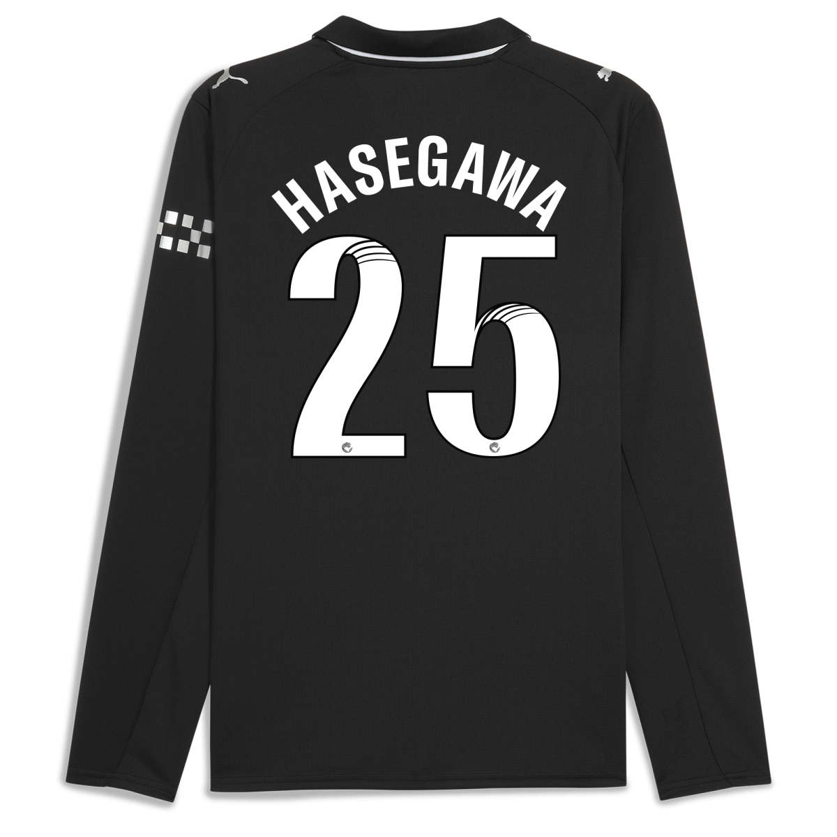 Manchester City manchester city away jersey 202526 long sleeve with hasegawa 25 printing Collection - ManchesterCitystore.com