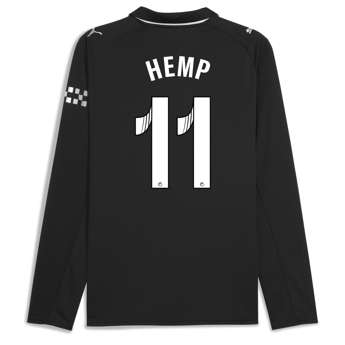 Manchester City manchester city away jersey 202526 long sleeve with hemp 11 printing Collection - ManchesterCitystore.com