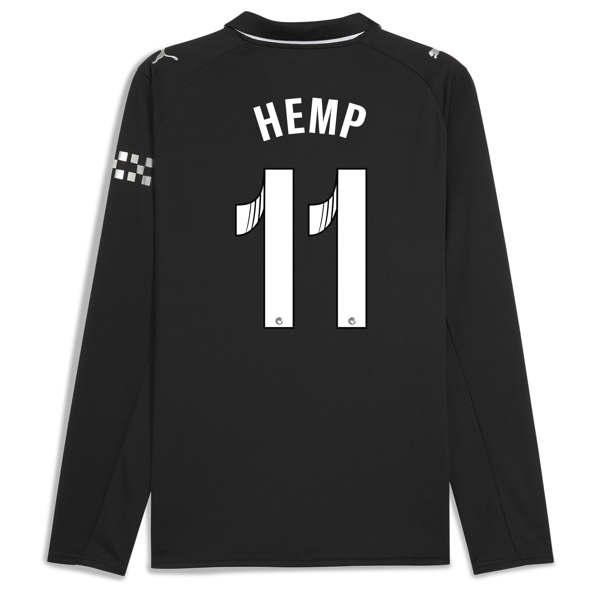 Manchester City manchester city away jersey 202526 long sleeve with hemp 11 printing Collection - ManchesterCitystore.com