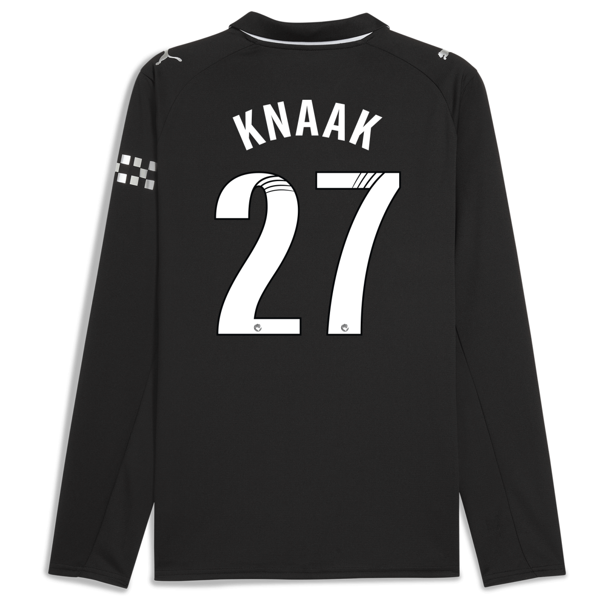 Manchester City manchester city away jersey 202526 long sleeve with knaak 27 printing Collection - ManchesterCitystore.com