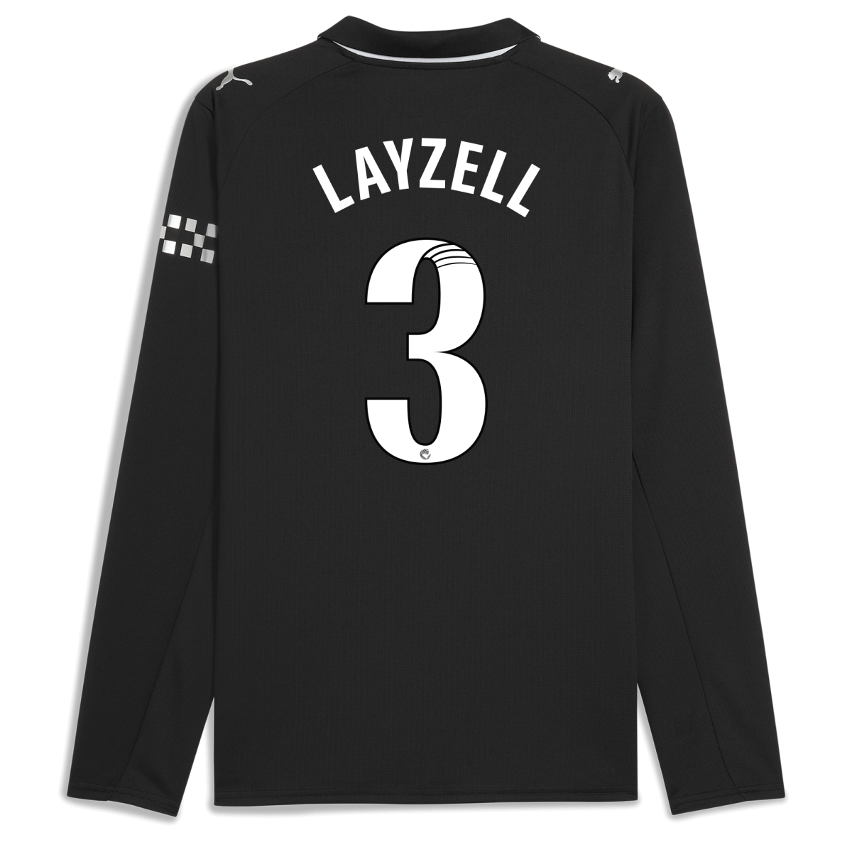 Manchester City manchester city away jersey 202526 long sleeve with layzell 3 printing Collection - ManchesterCitystore.com
