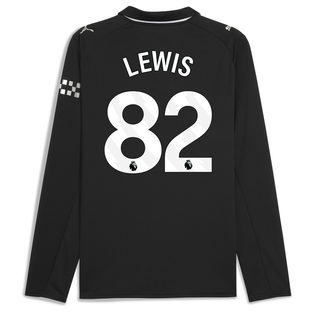 Manchester City manchester city away jersey 202526 long sleeve with lewis 82 printing Collection - ManchesterCitystore.com