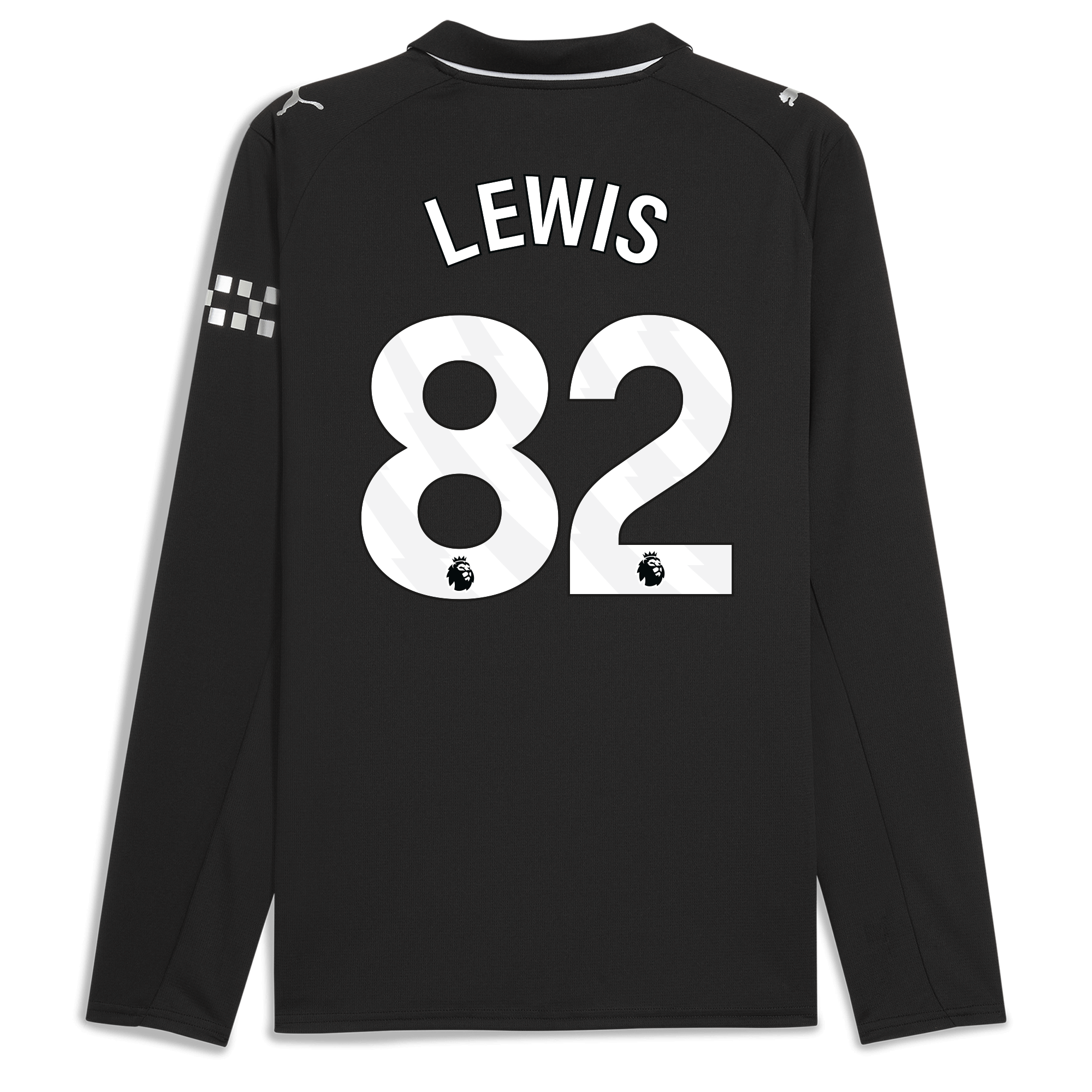 Manchester City manchester city away jersey 202526 long sleeve with lewis 82 printing Collection - ManchesterCitystore.com