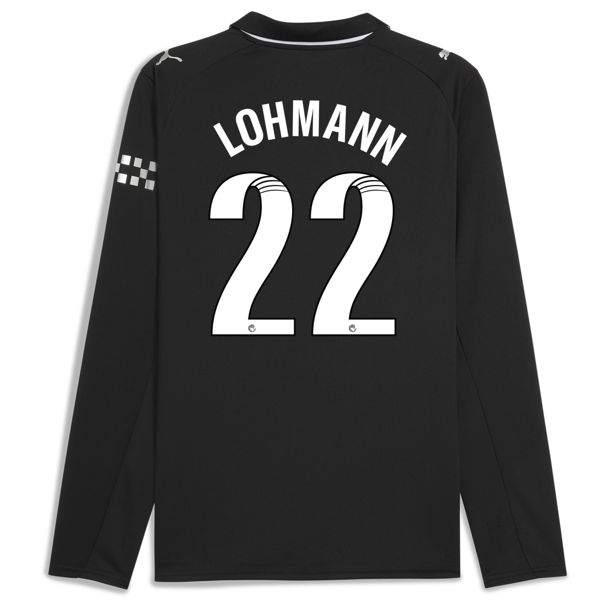 Manchester City manchester city away jersey 202526 long sleeve with lohmann 22 printing Collection - ManchesterCitystore.com