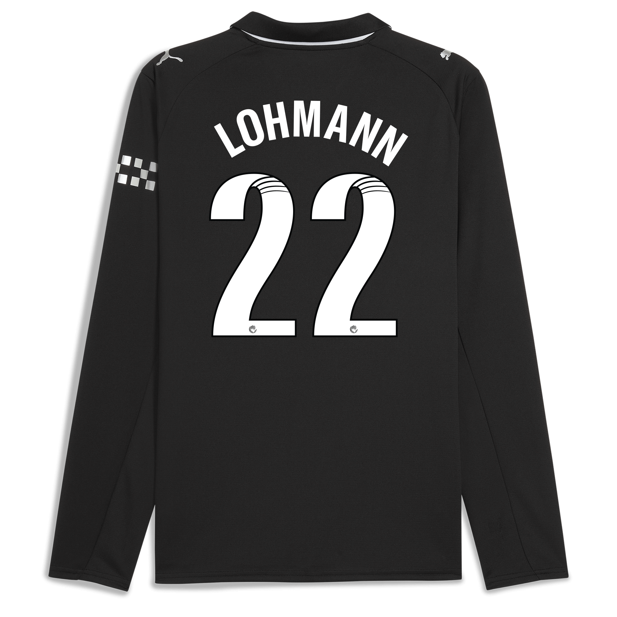 Manchester City manchester city away jersey 202526 long sleeve with lohmann 22 printing Collection - ManchesterCitystore.com