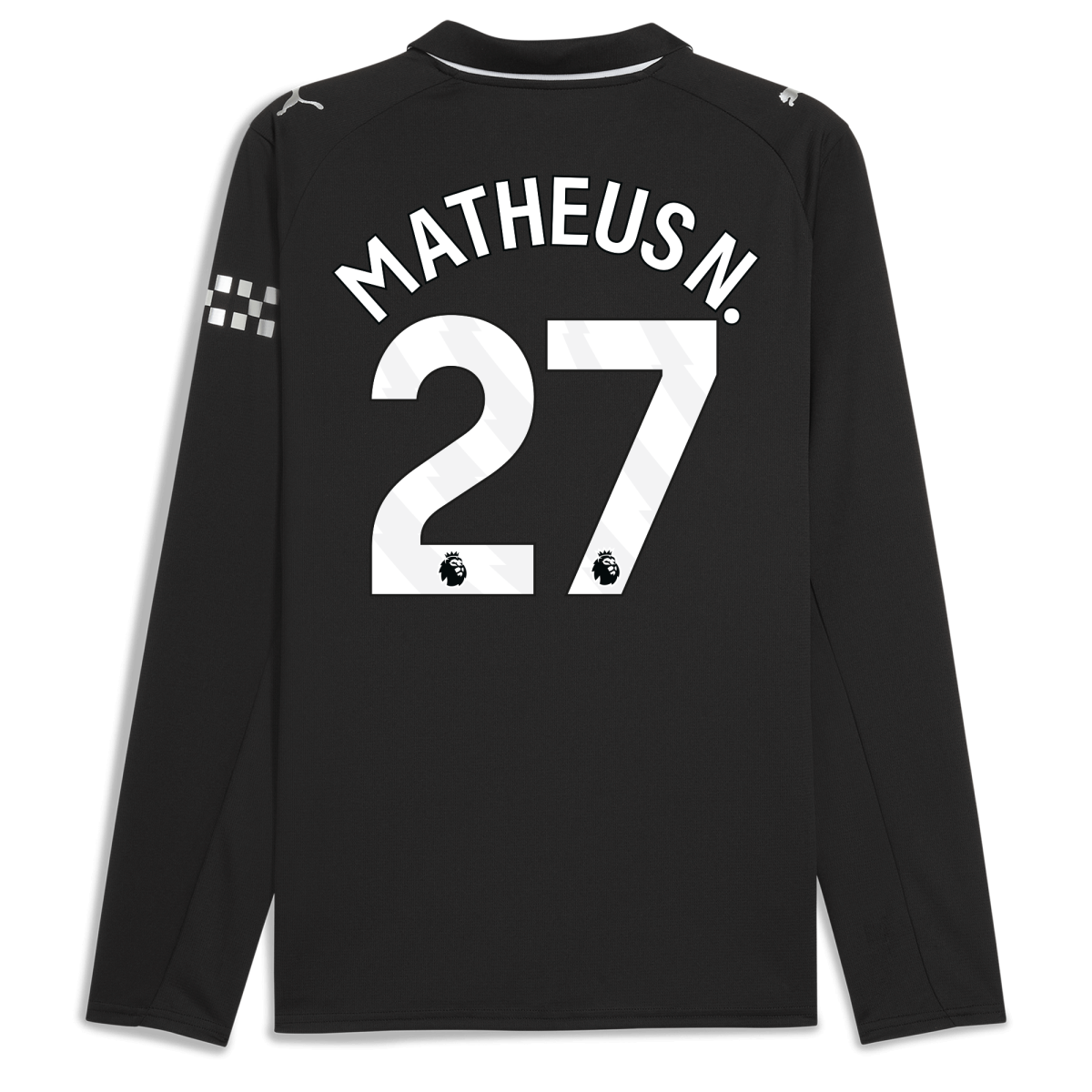 Manchester City manchester city away jersey 202526 long sleeve with matheus n. 27 printing Collection - ManchesterCitystore.com
