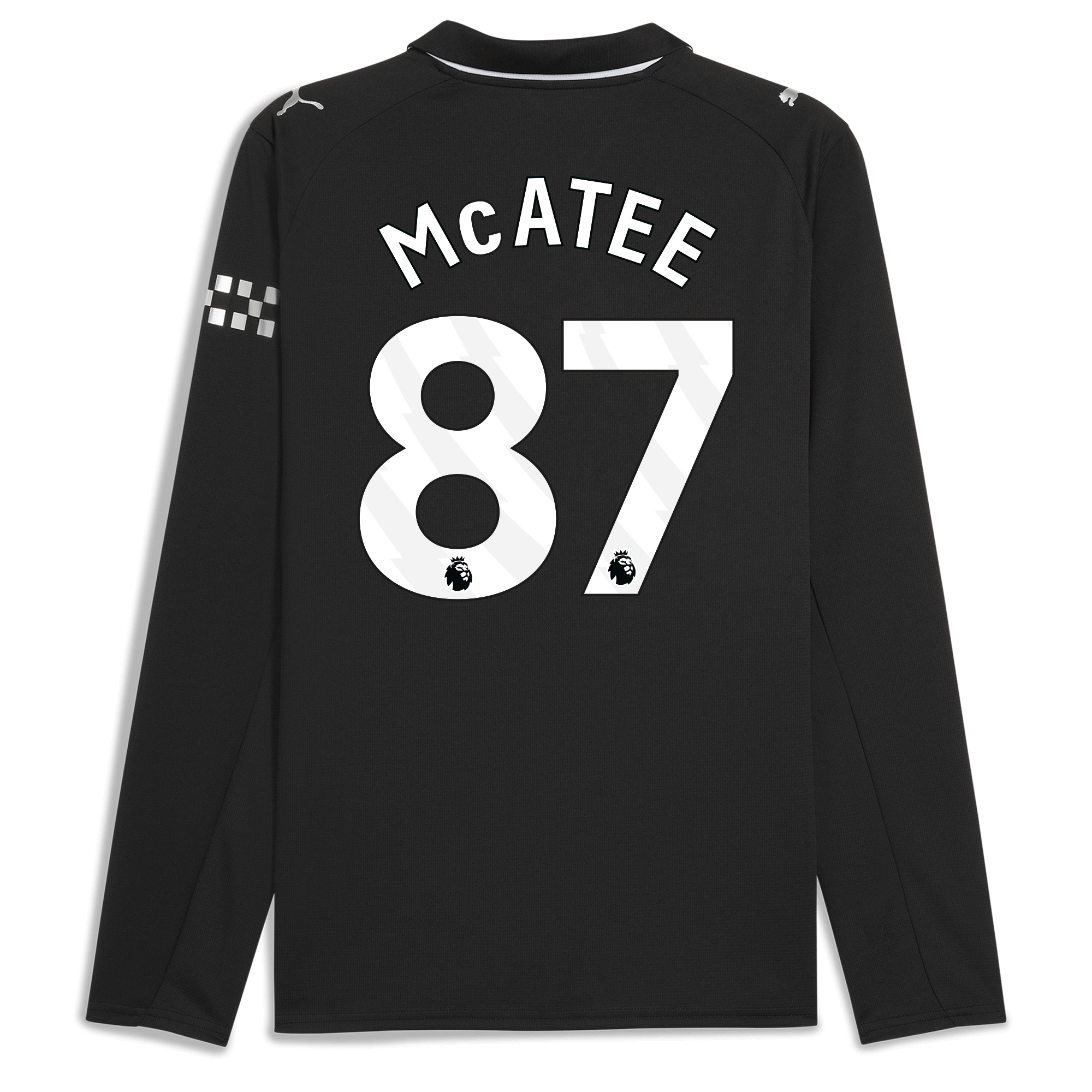 Manchester City manchester city away jersey 202526 long sleeve with mcatee 87 printing Collection - ManchesterCitystore.com