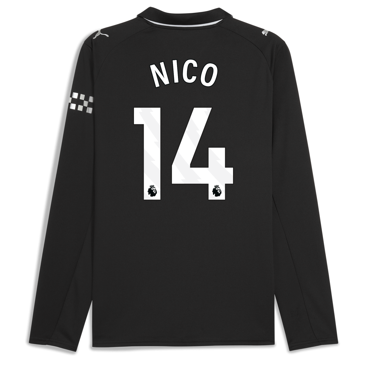 Manchester City manchester city away jersey 202526 long sleeve with nico 14 printing Collection - ManchesterCitystore.com