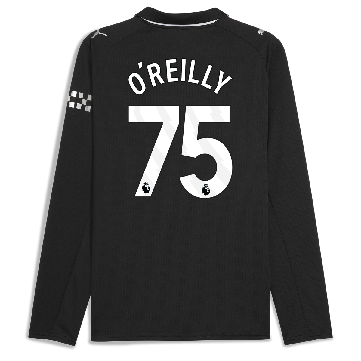 Manchester City manchester city away jersey 202526 long sleeve with oreilly 75 printing Collection - ManchesterCitystore.com