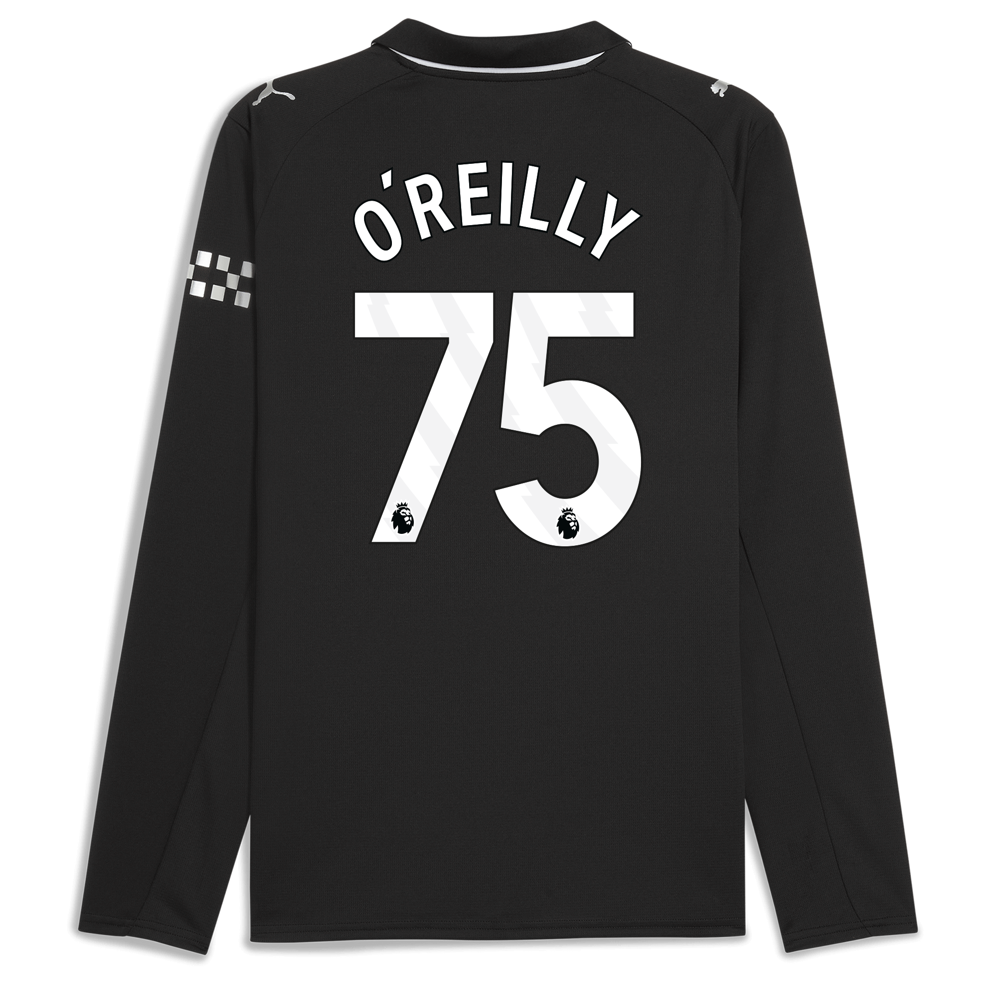 Manchester City manchester city away jersey 202526 long sleeve with oreilly 75 printing Collection - ManchesterCitystore.com