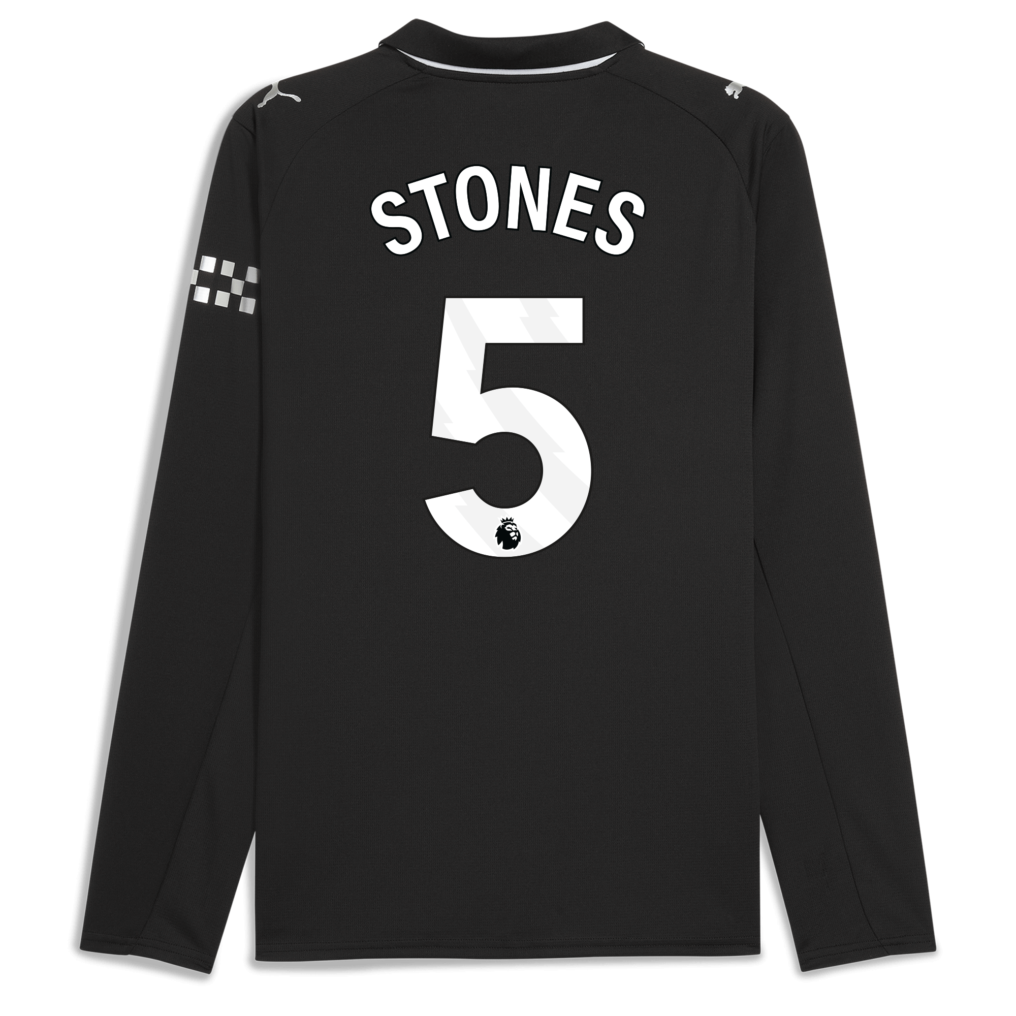 Manchester City manchester city away jersey 202526 long sleeve with stones 5 printing Collection - ManchesterCitystore.com