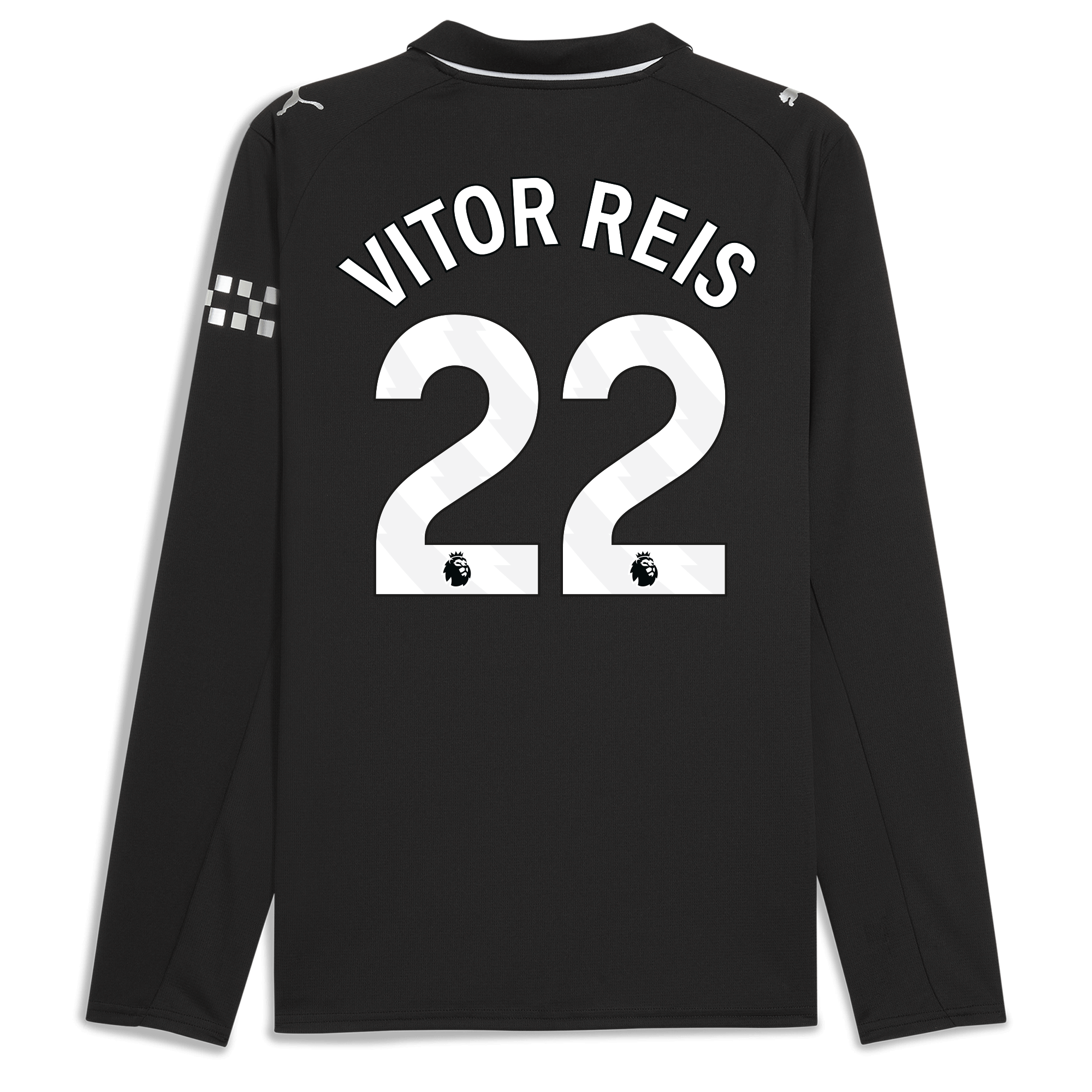 Manchester City manchester city away jersey 202526 long sleeve with vitor reis 22 printing Collection - ManchesterCitystore.com