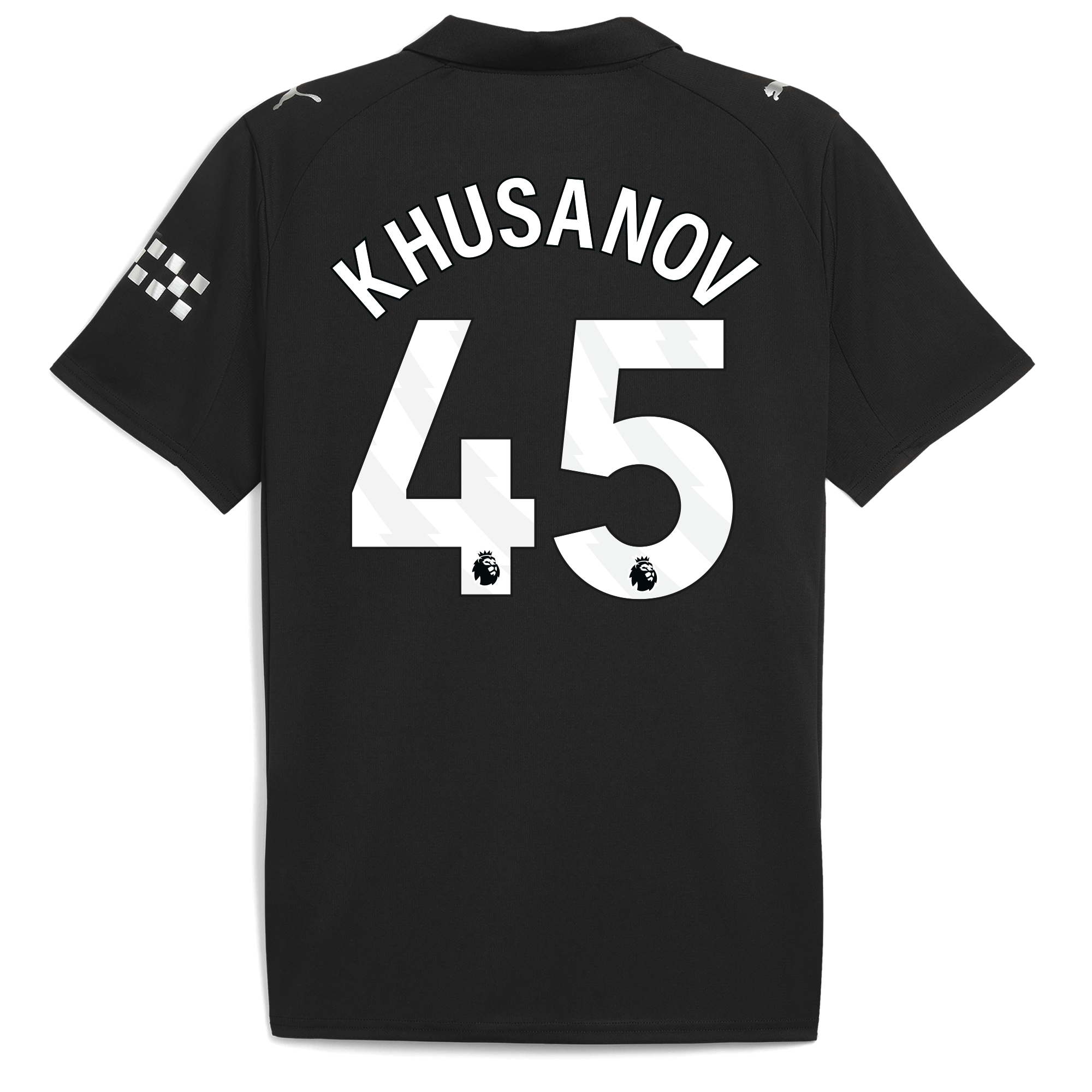 Manchester City manchester city away jersey 202526 with khusanov 45 printing Collection - ManchesterCitystore.com