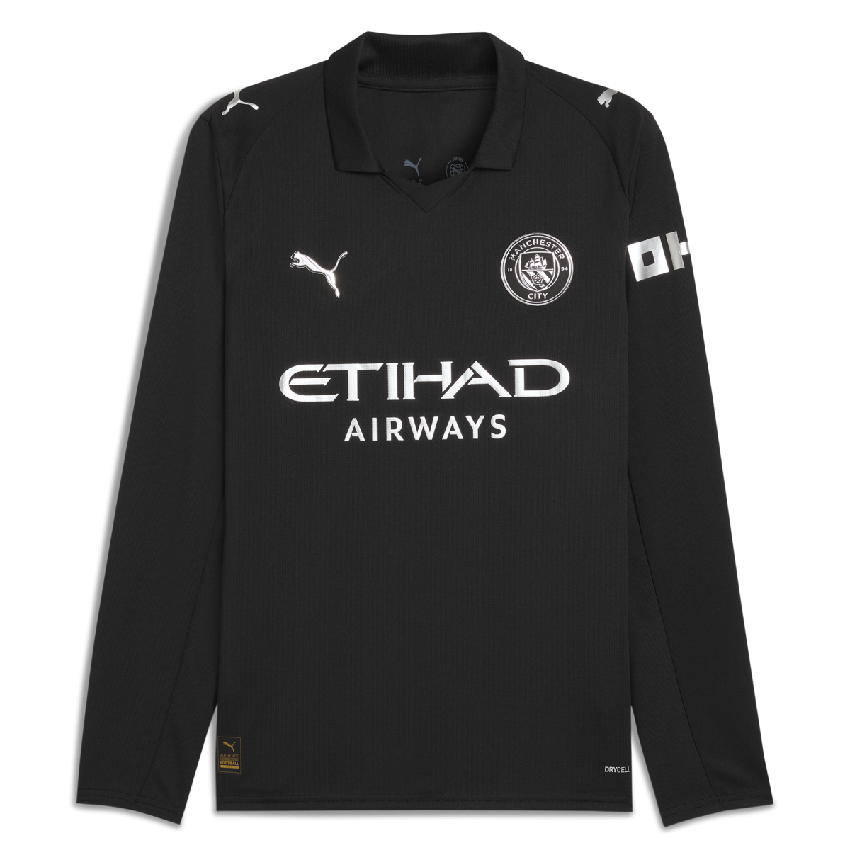 Manchester City manchester city away jersey black 202526 long sleeve with custom printing Collection - ManchesterCitystore.com