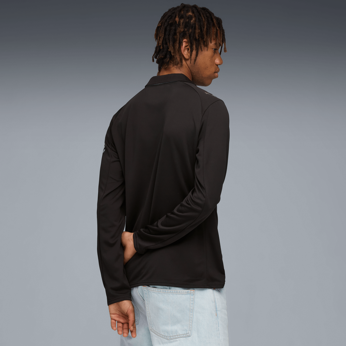 Manchester City manchester city away long sleeve jersey black 202526 Collection - ManchesterCitystore.com