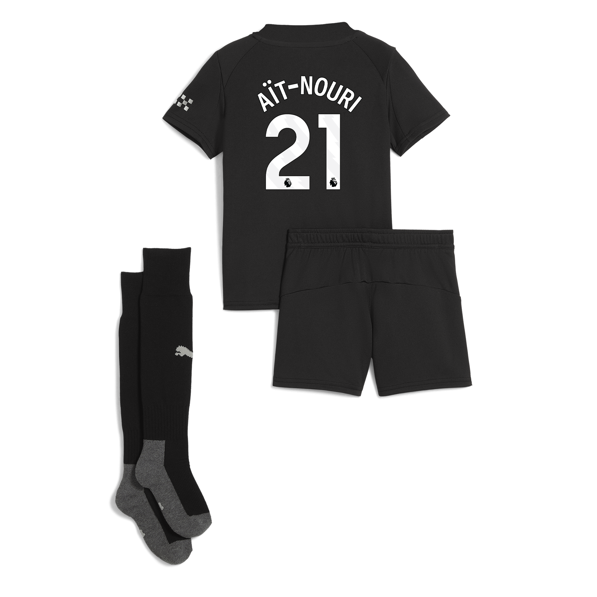 Manchester City manchester city away mini kit 202526 with ait-nouri 21 printing Collection - ManchesterCitystore.com
