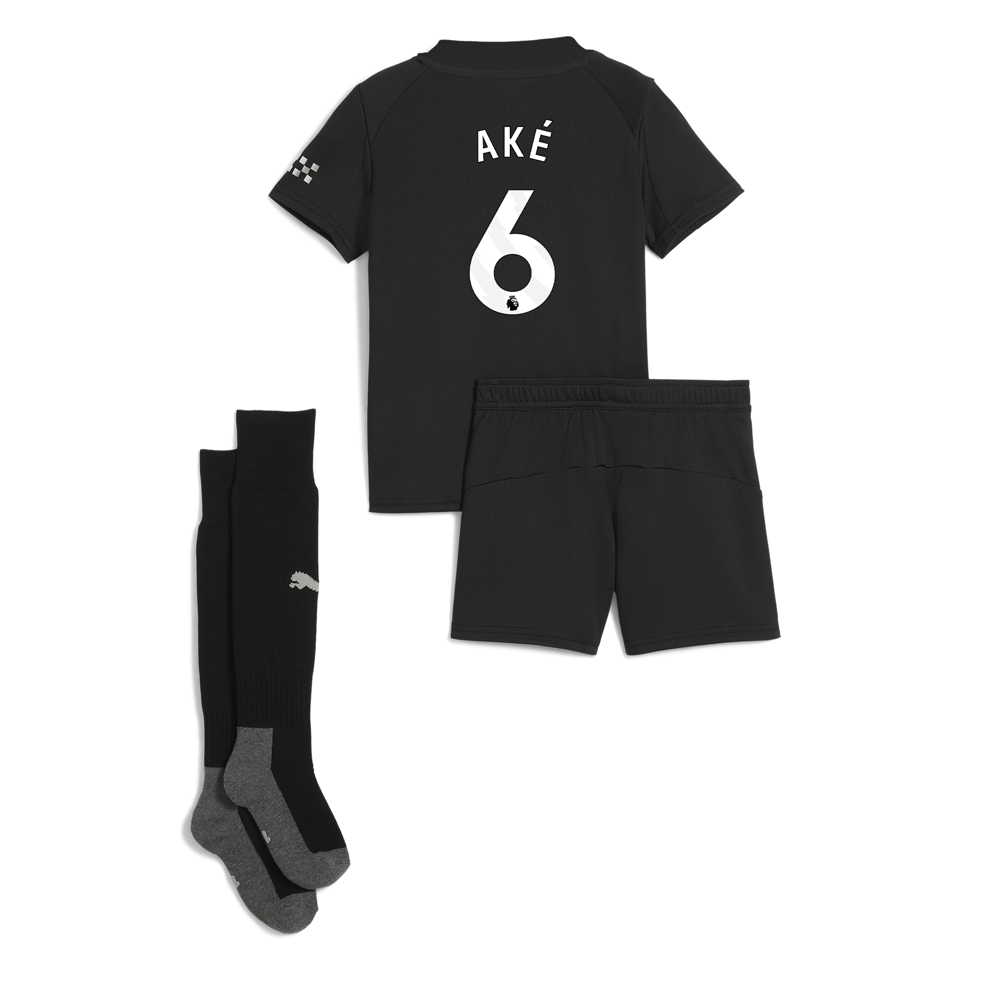 Manchester City manchester city away mini kit 202526 with ake 6 printing Collection - ManchesterCitystore.com