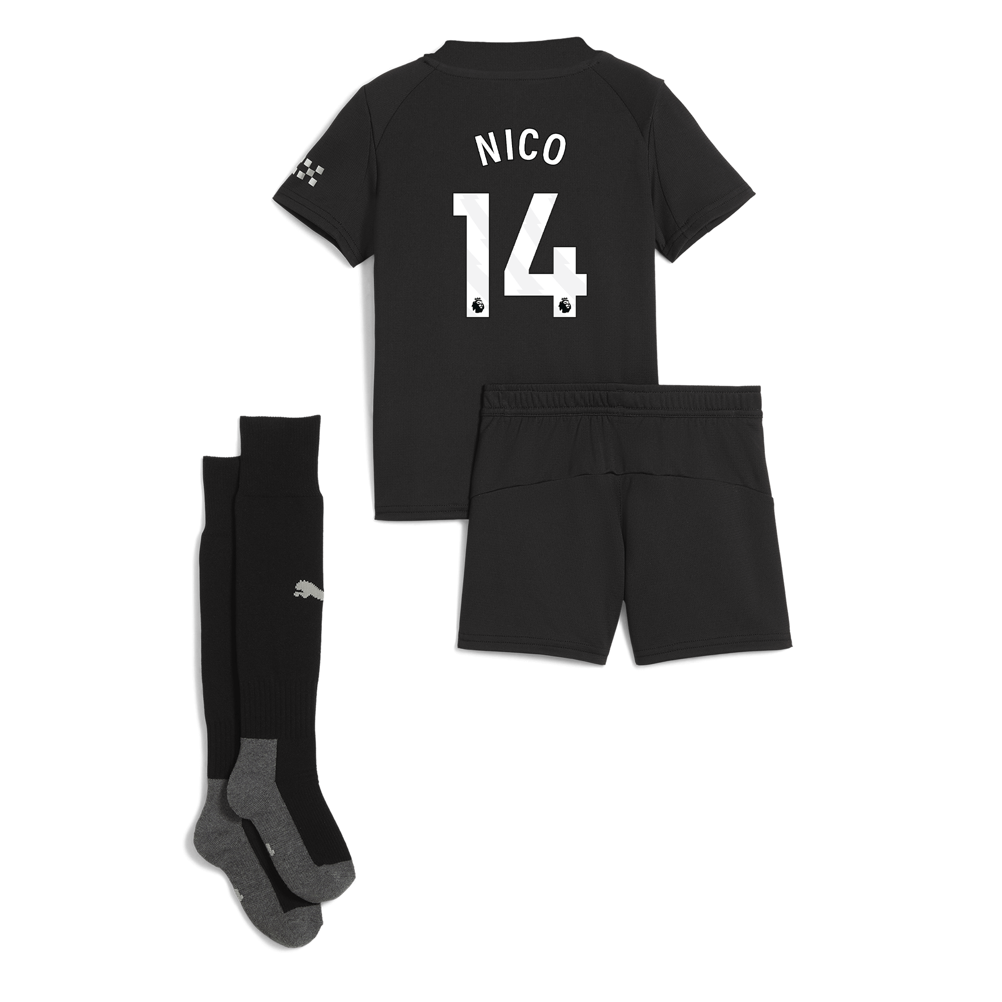 Manchester City manchester city away mini kit 202526 with nico 14 printing Collection - ManchesterCitystore.com