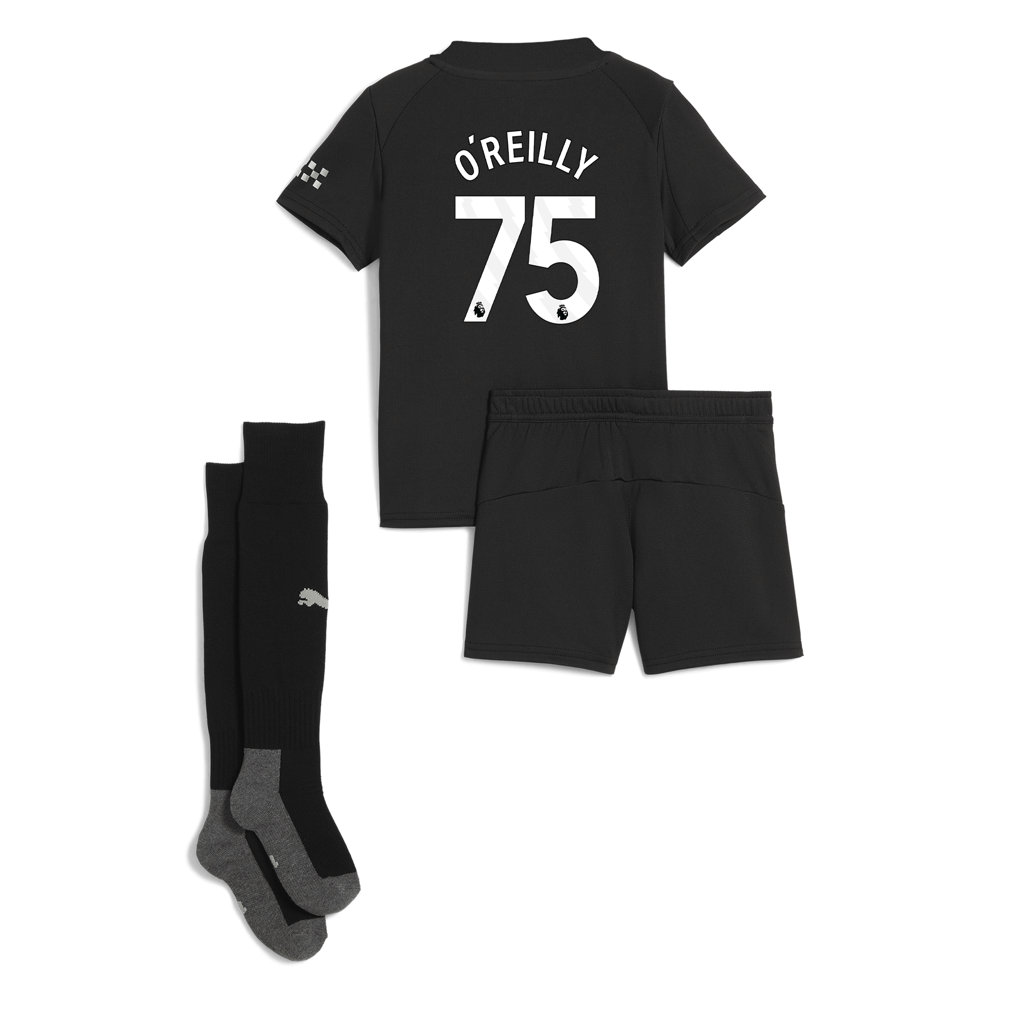 Manchester City manchester city away mini kit 202526 with oreilly 75 printing Collection - ManchesterCitystore.com