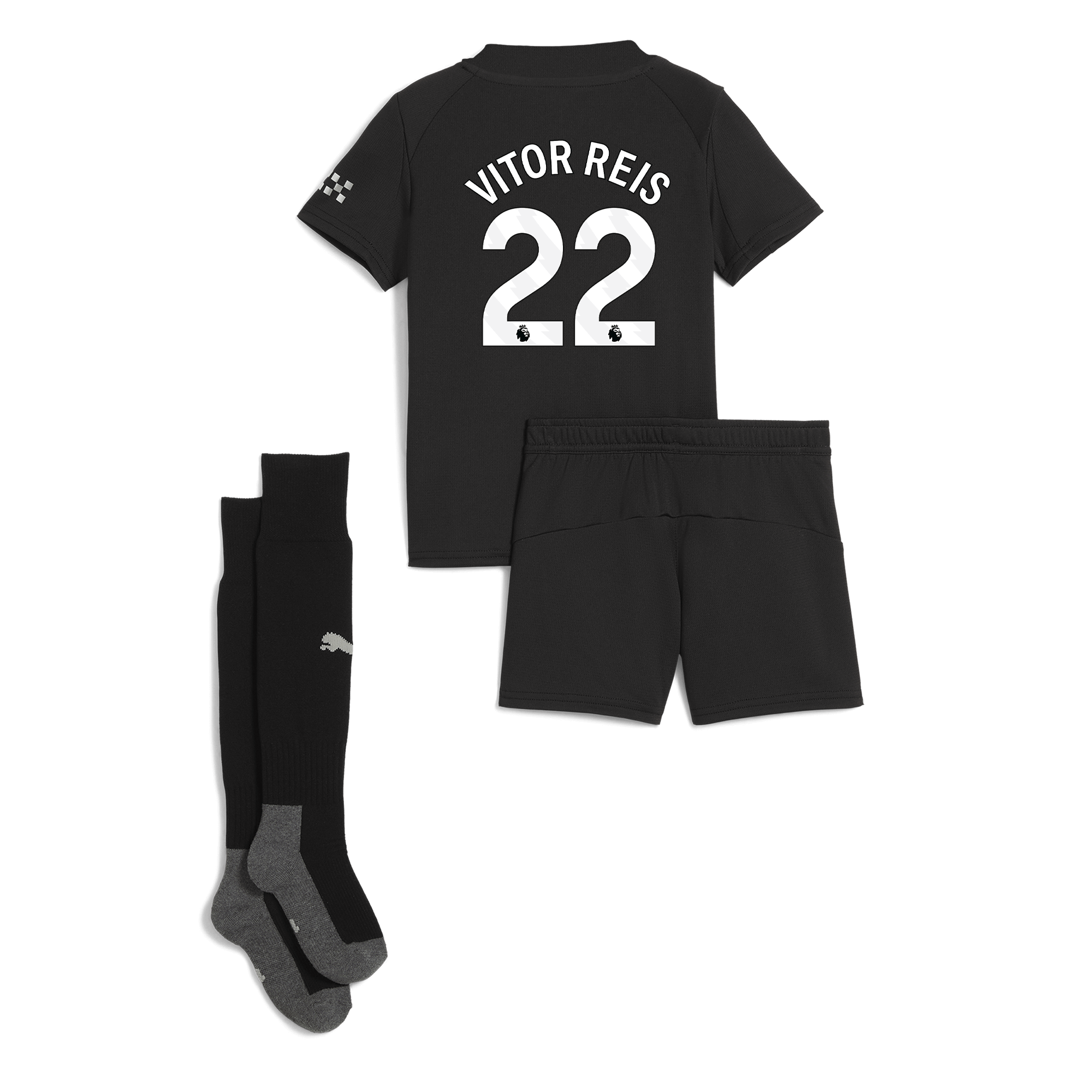 Manchester City manchester city away mini kit 202526 with vitor reis 22 printing Collection - ManchesterCitystore.com