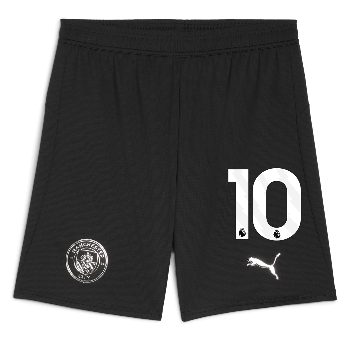 Manchester City manchester city football shorts black 202526 with 10 Collection - ManchesterCitystore.com
