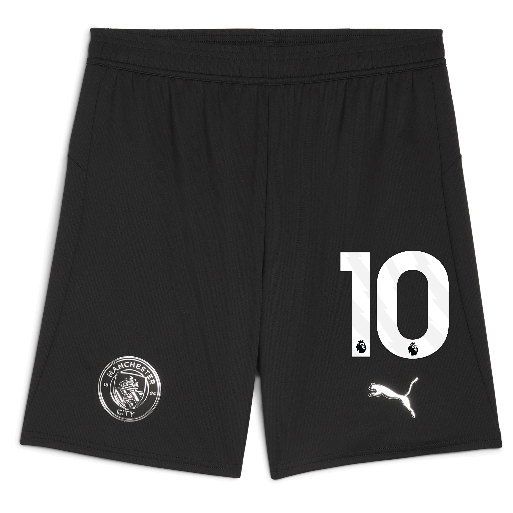 Manchester City manchester city football shorts black 202526 with 10 Collection - ManchesterCitystore.com