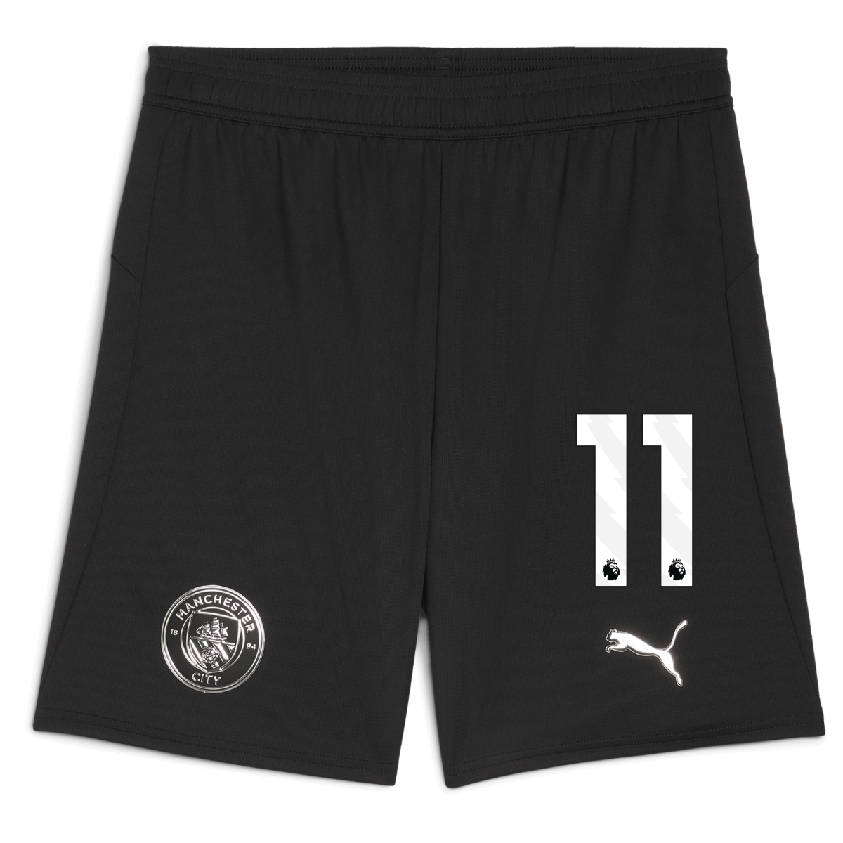 Manchester City manchester city football shorts black 202526 with 11 Collection - ManchesterCitystore.com