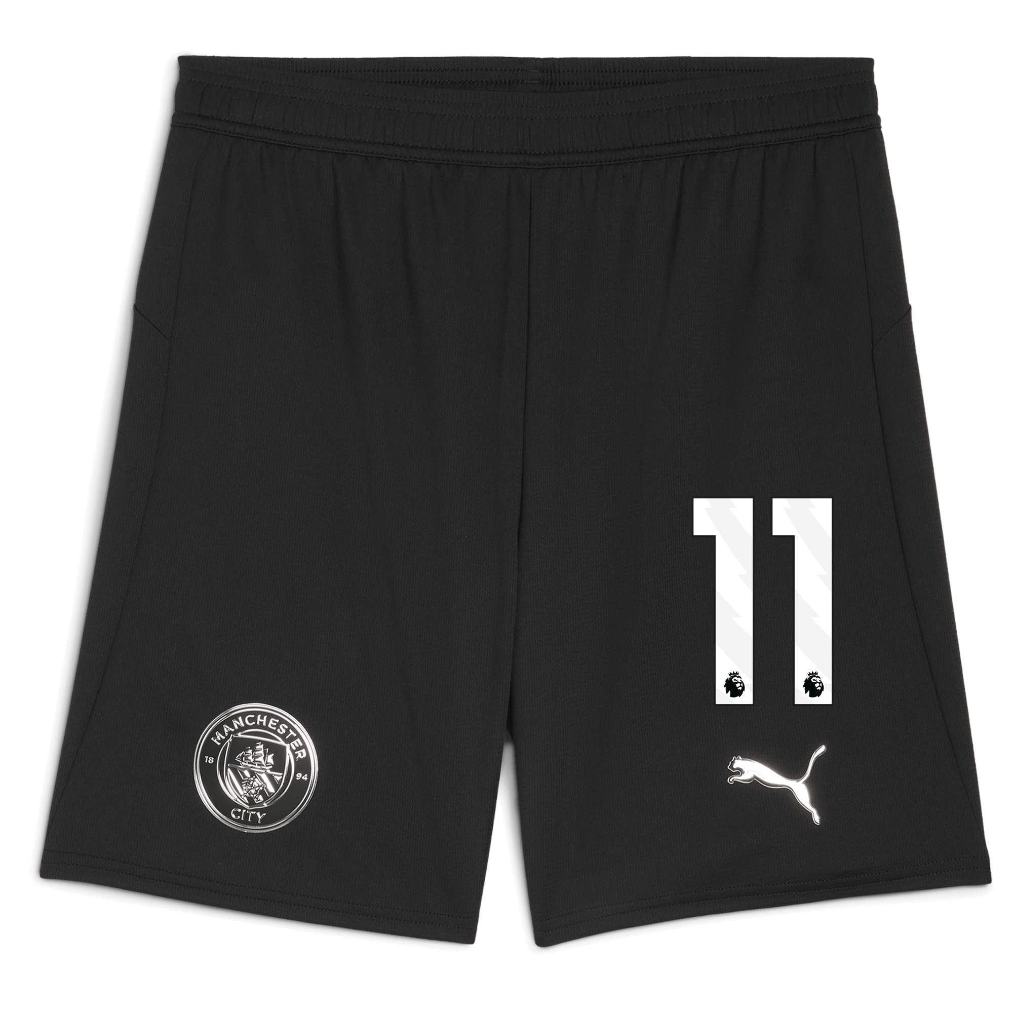 Manchester City manchester city football shorts black 202526 with 11 Collection - ManchesterCitystore.com