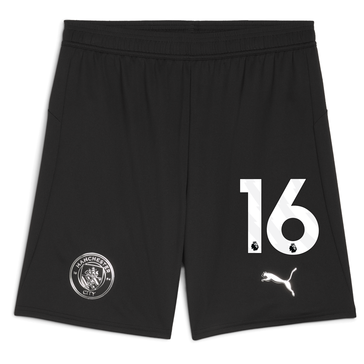 Manchester City manchester city football shorts black 202526 with 16 Collection - ManchesterCitystore.com