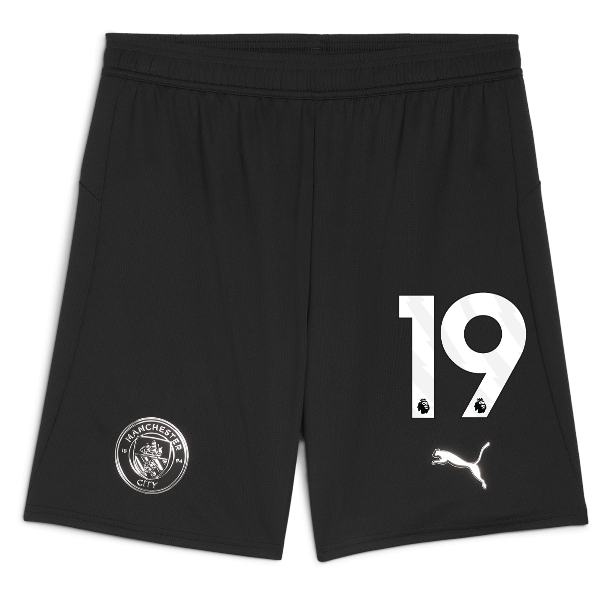 Manchester City manchester city football shorts black 202526 with 19 Collection - ManchesterCitystore.com