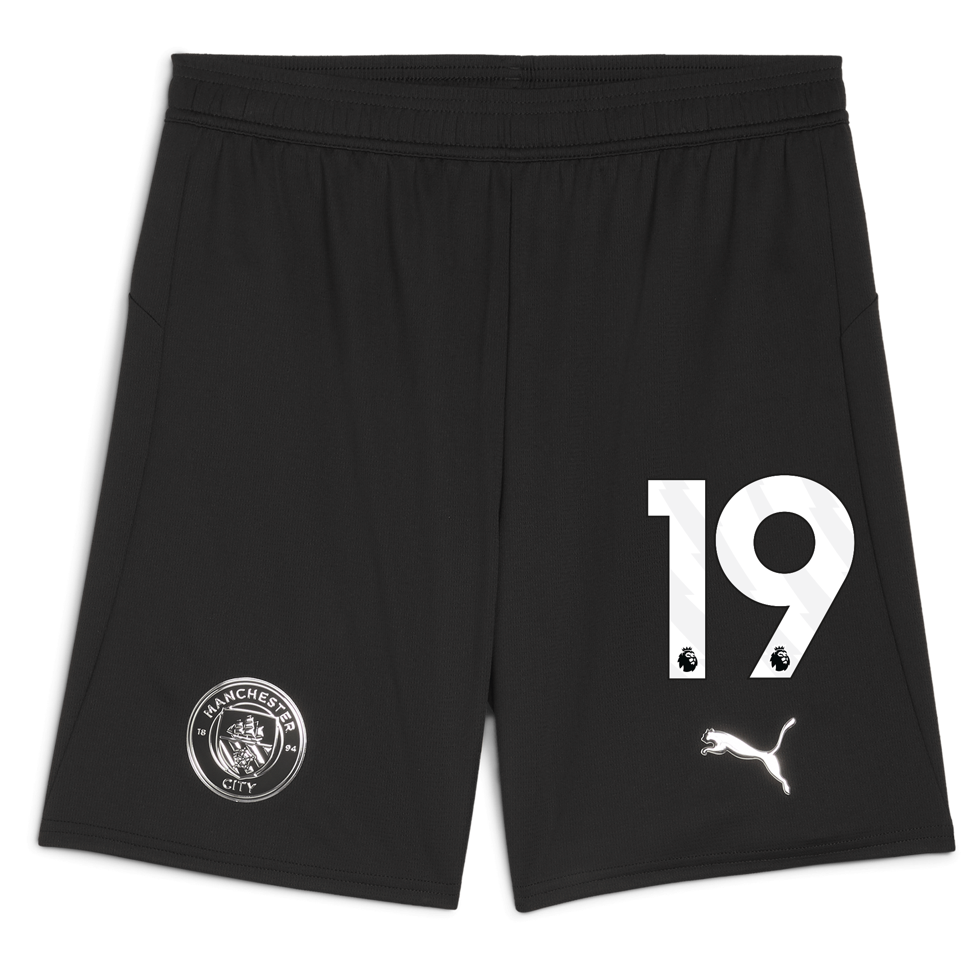 Manchester City manchester city football shorts black 202526 with 19 Collection - ManchesterCitystore.com