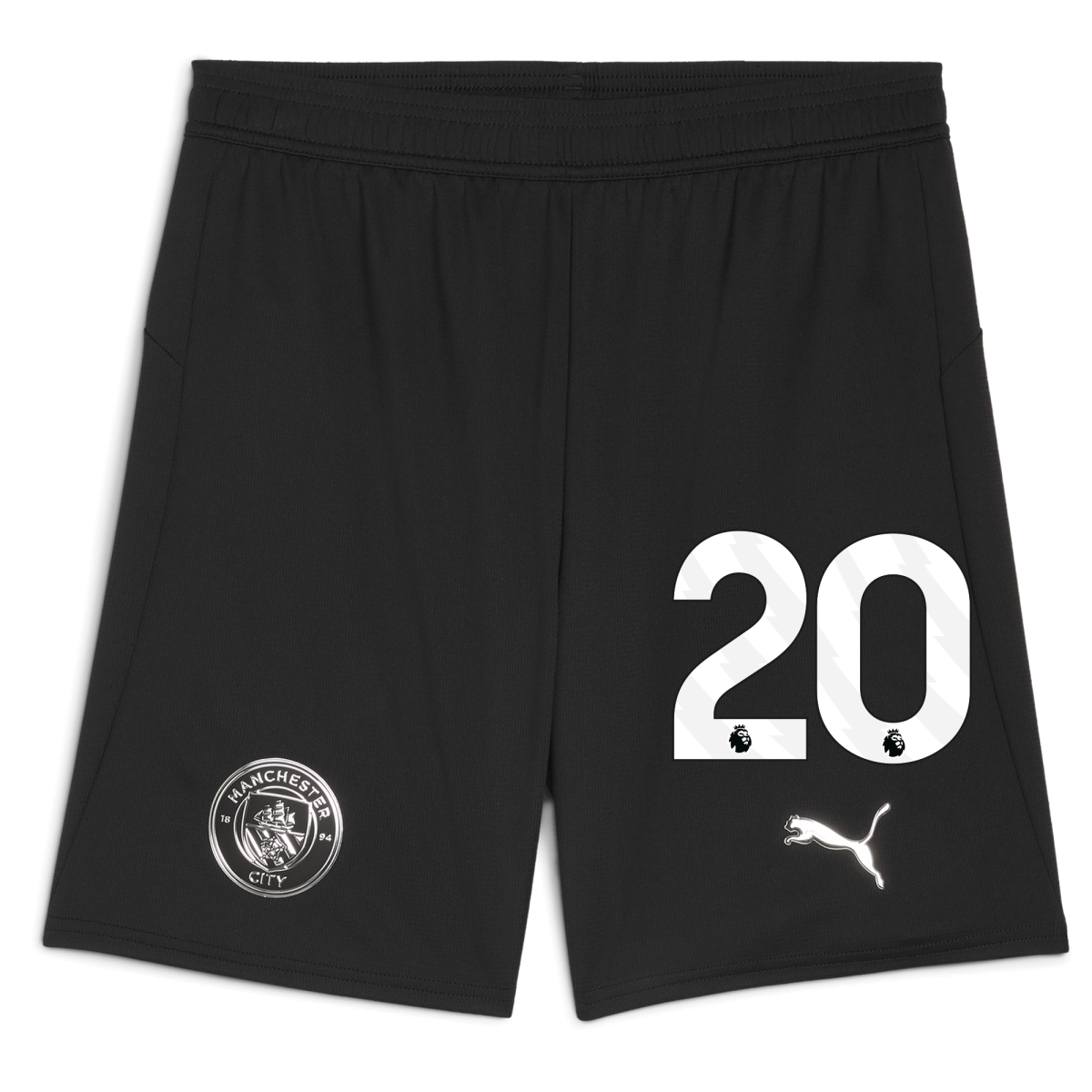 Manchester City manchester city football shorts black 202526 with 20 Collection - ManchesterCitystore.com