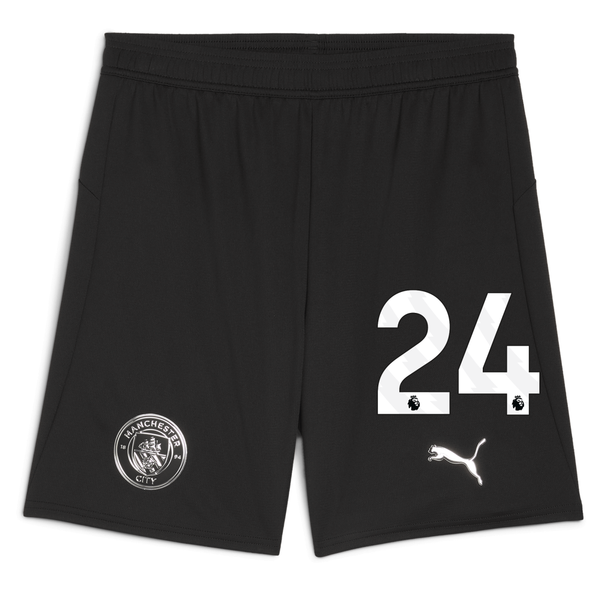 Manchester City manchester city football shorts black 202526 with 24 Collection - ManchesterCitystore.com