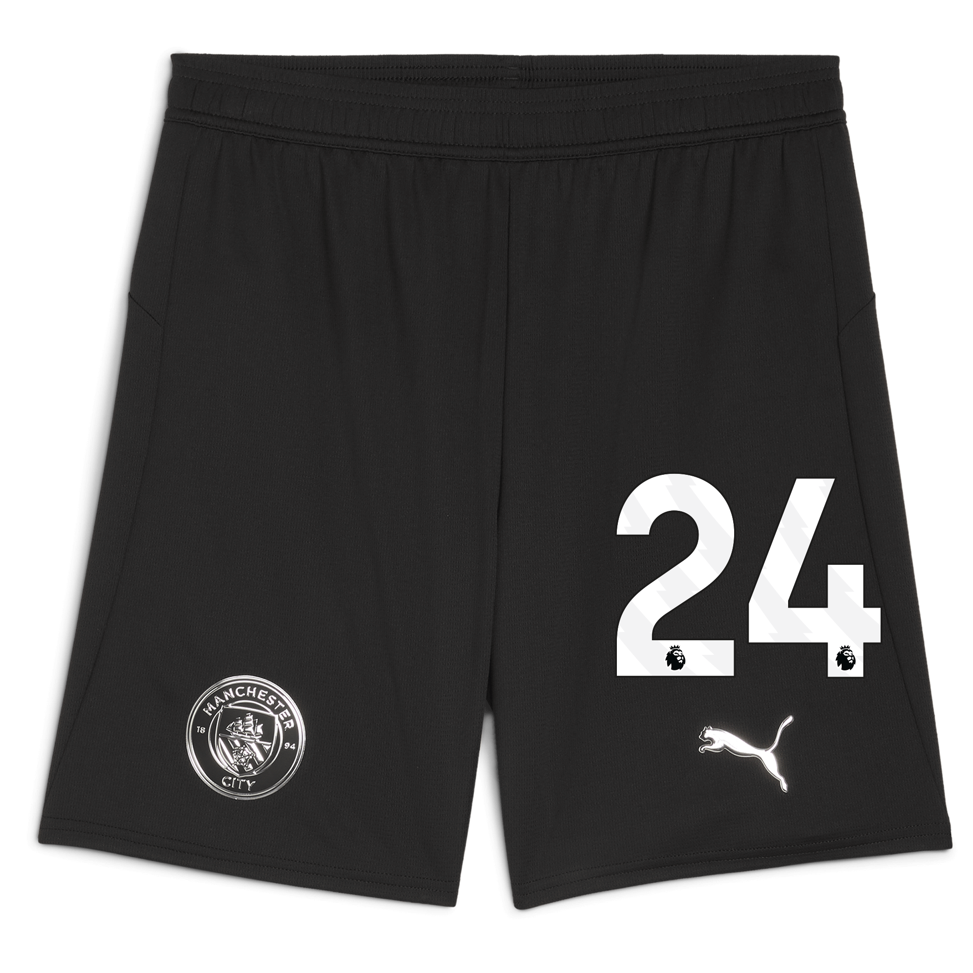 Manchester City manchester city football shorts black 202526 with 24 Collection - ManchesterCitystore.com
