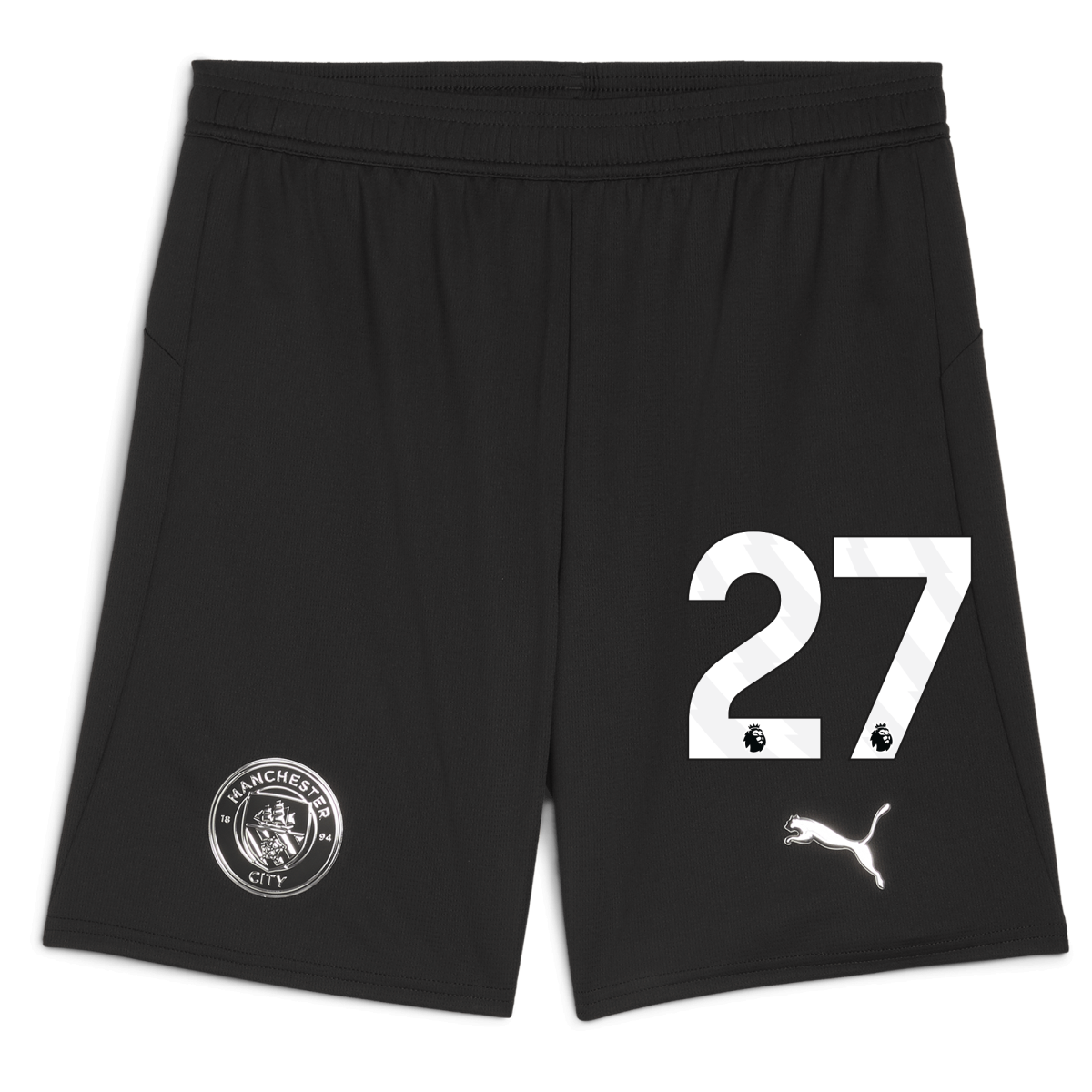 Manchester City manchester city football shorts black 202526 with 27 Collection - ManchesterCitystore.com