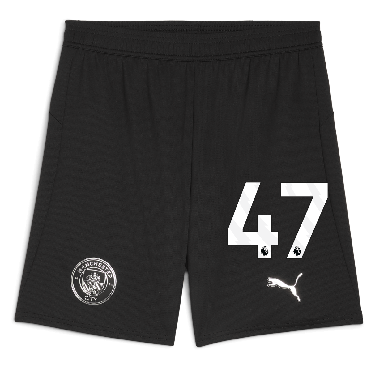 Manchester City manchester city football shorts black 202526 with 47 Collection - ManchesterCitystore.com