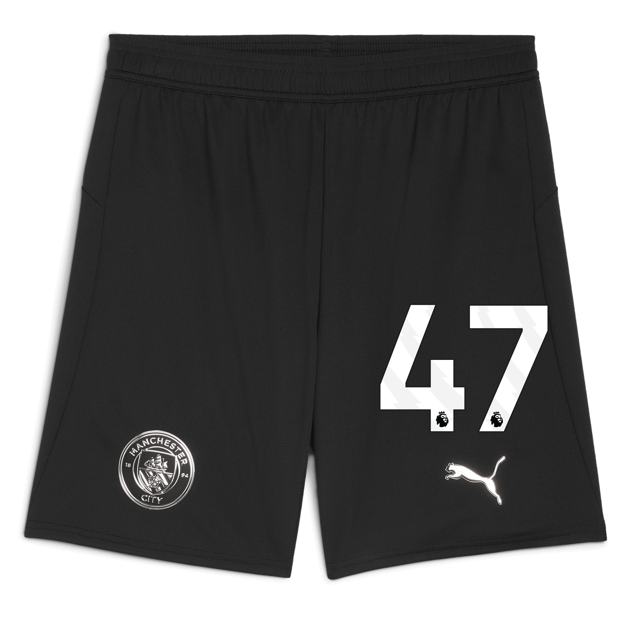 Manchester City manchester city football shorts black 202526 with 47 Collection - ManchesterCitystore.com
