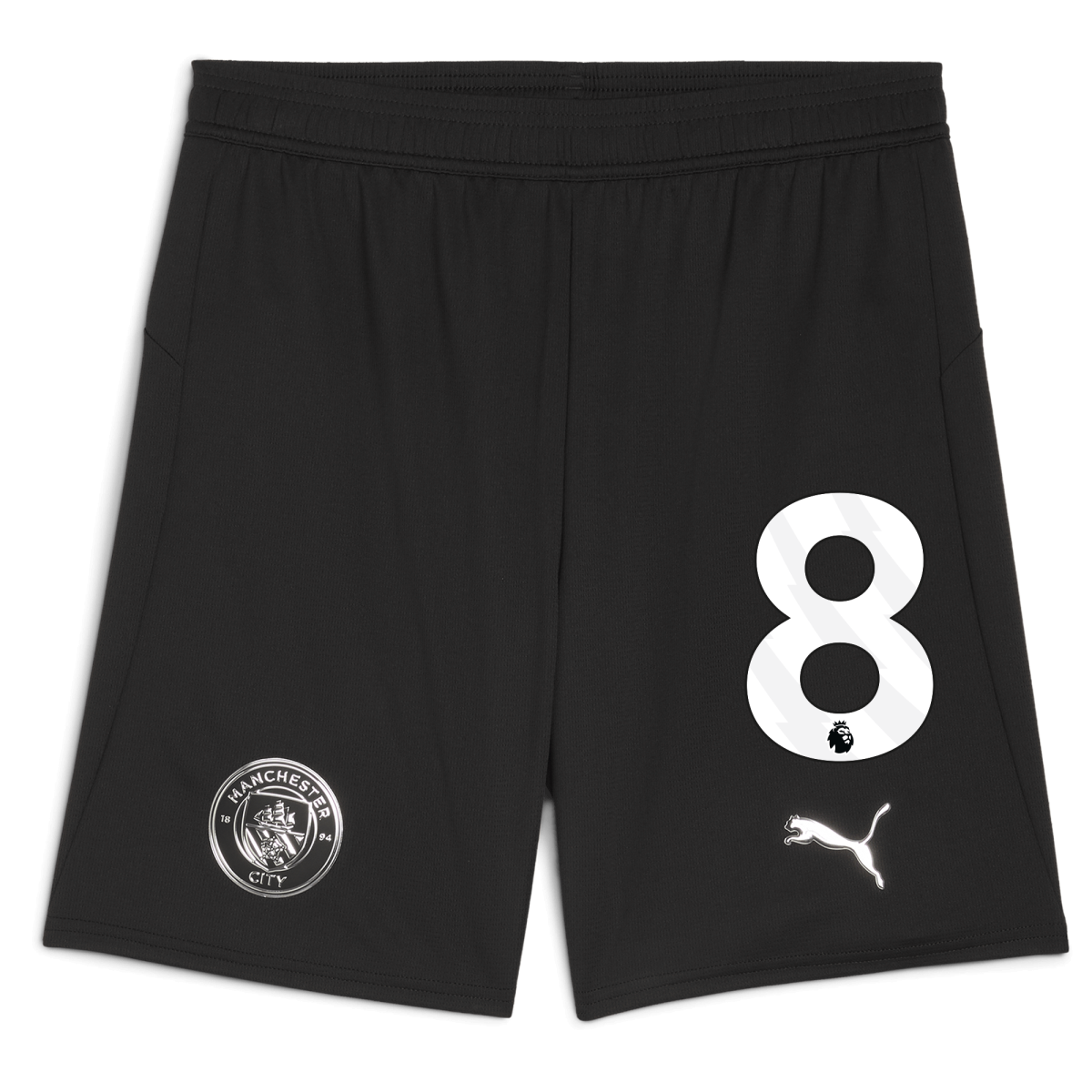 Manchester City manchester city football shorts black 202526 with 8 Collection - ManchesterCitystore.com