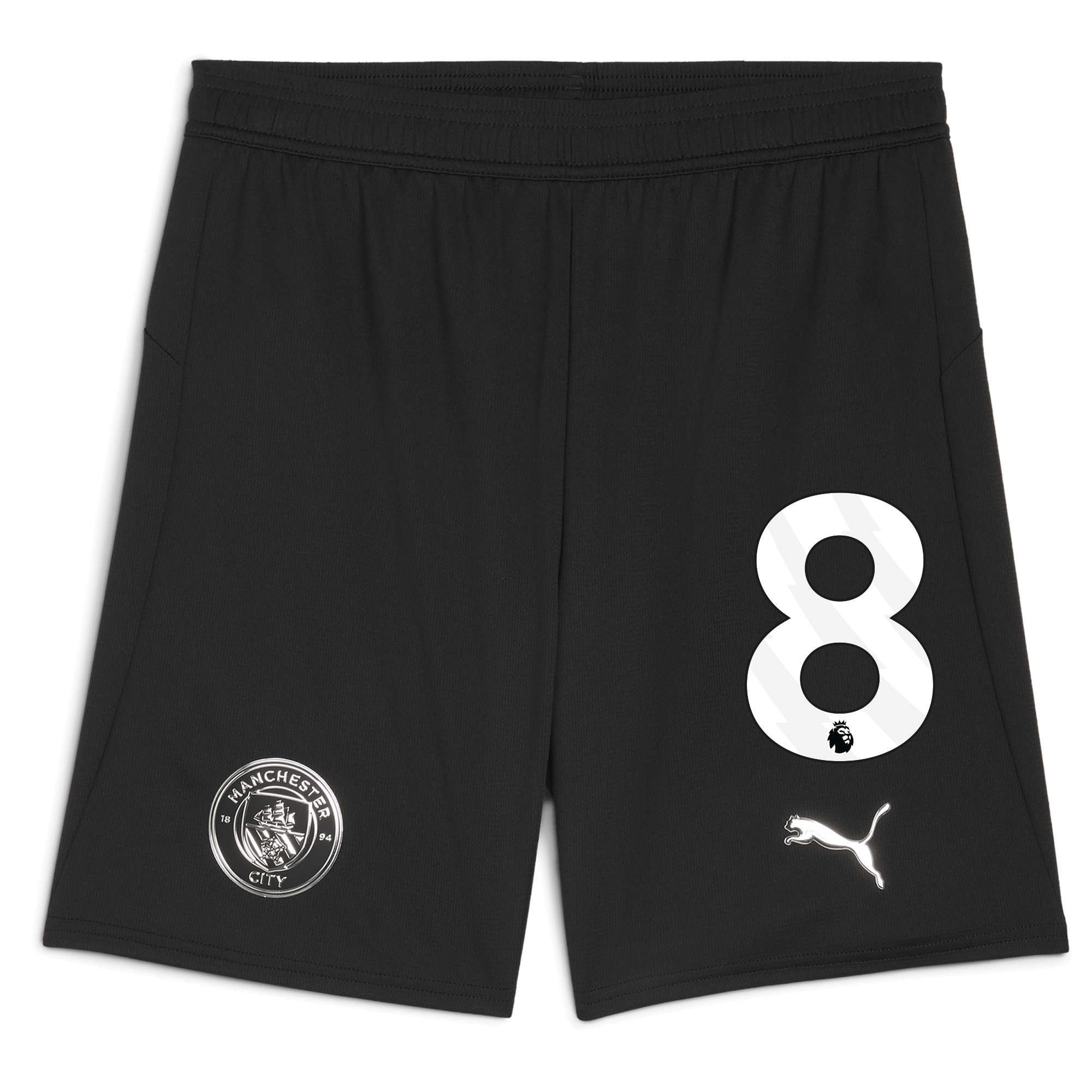 Manchester City manchester city football shorts black 202526 with 8 Collection - ManchesterCitystore.com