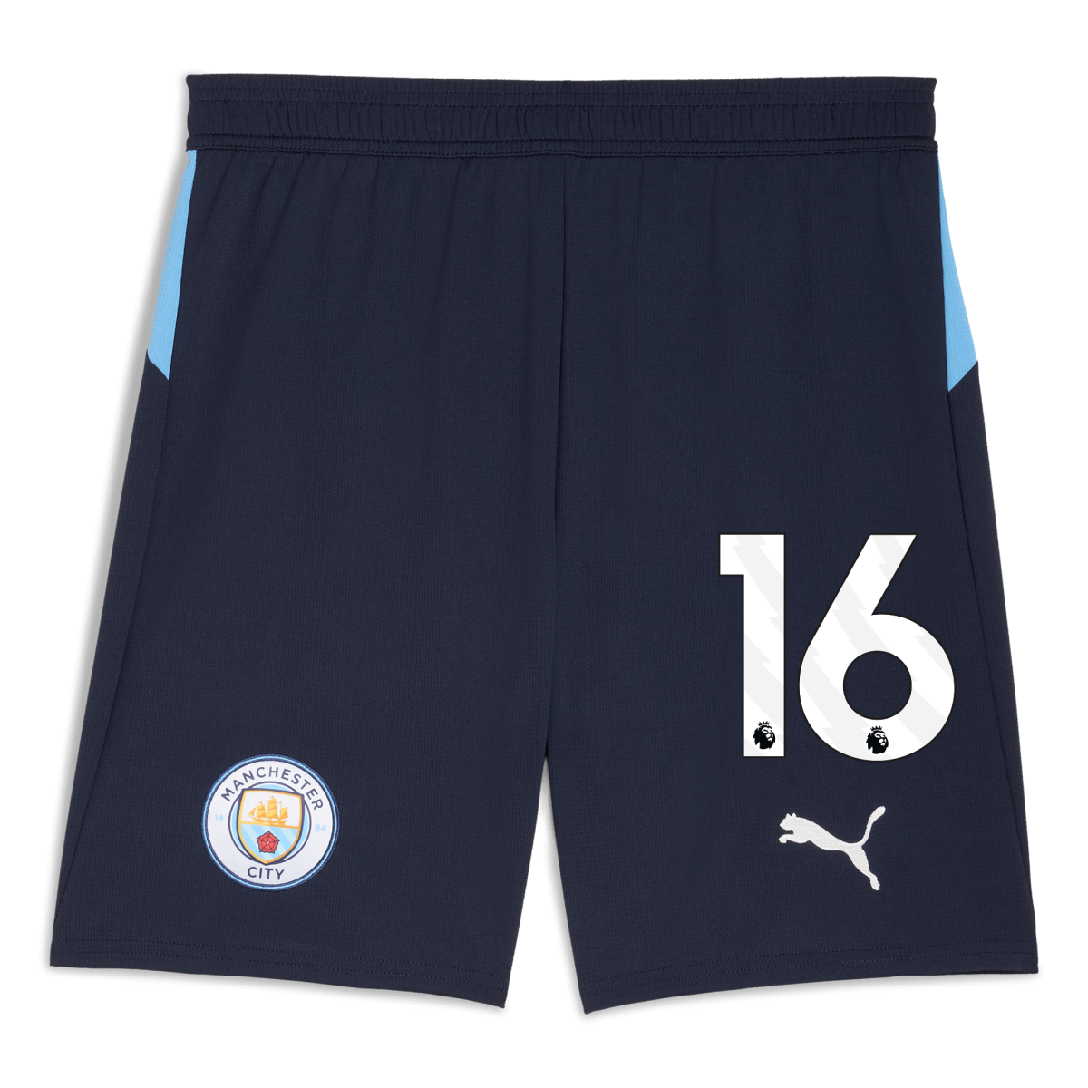 Manchester City manchester city football shorts navy 202526 with 16 Collection - ManchesterCitystore.com