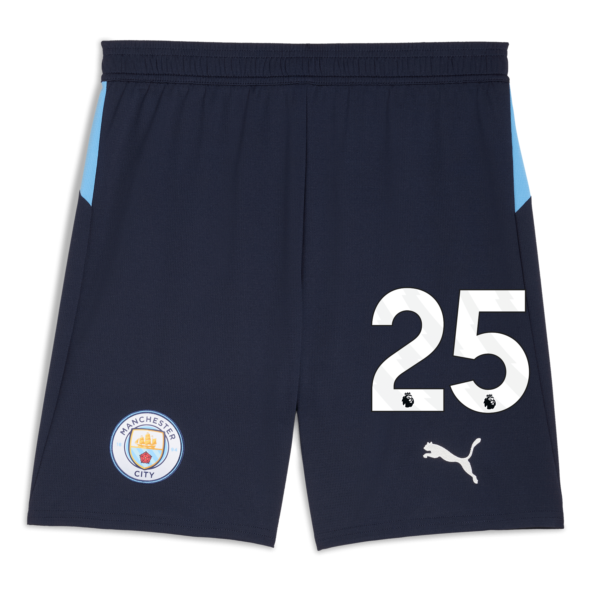 Manchester City manchester city football shorts navy 202526 with 25 Collection - ManchesterCitystore.com