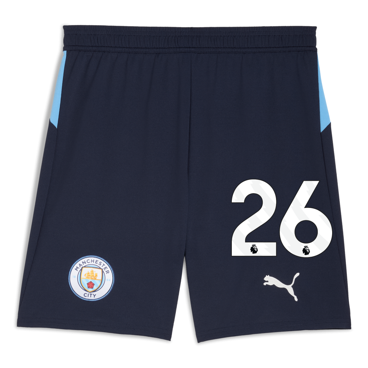 Manchester City manchester city football shorts navy 202526 with 26 Collection - ManchesterCitystore.com